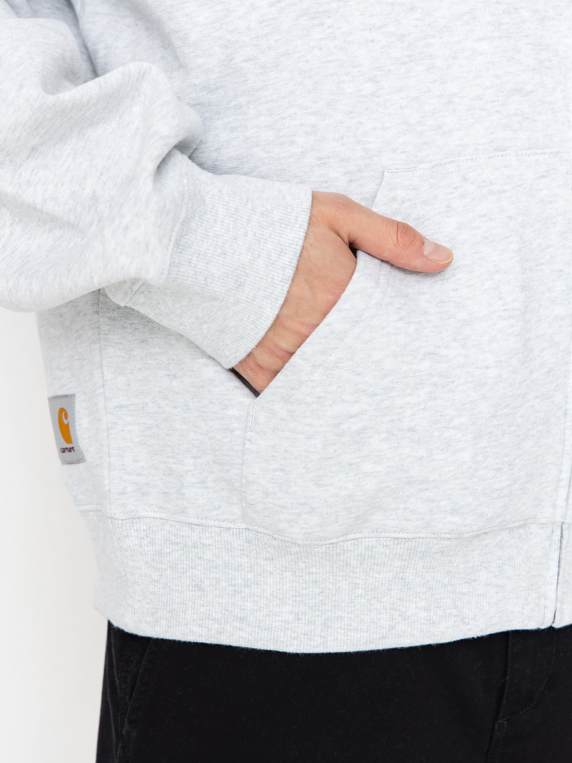 Bluza z kapturem Carhartt WIP Mini Wip ZHD (ash heather/stone washed)