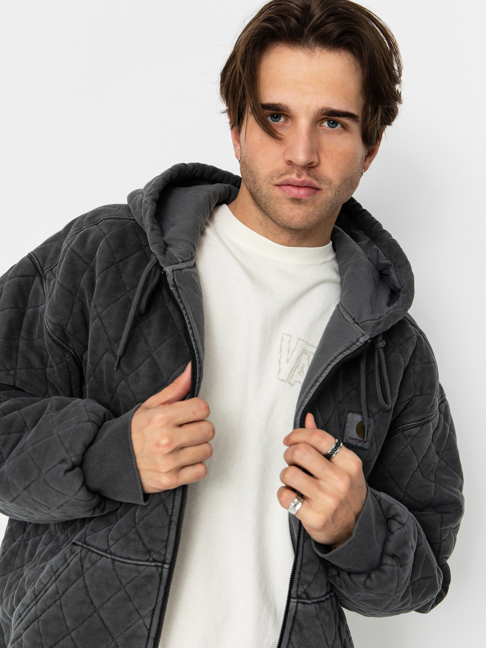 Kurtka Carhartt WIP Vista Quilted ZHD (black/garment dyed)