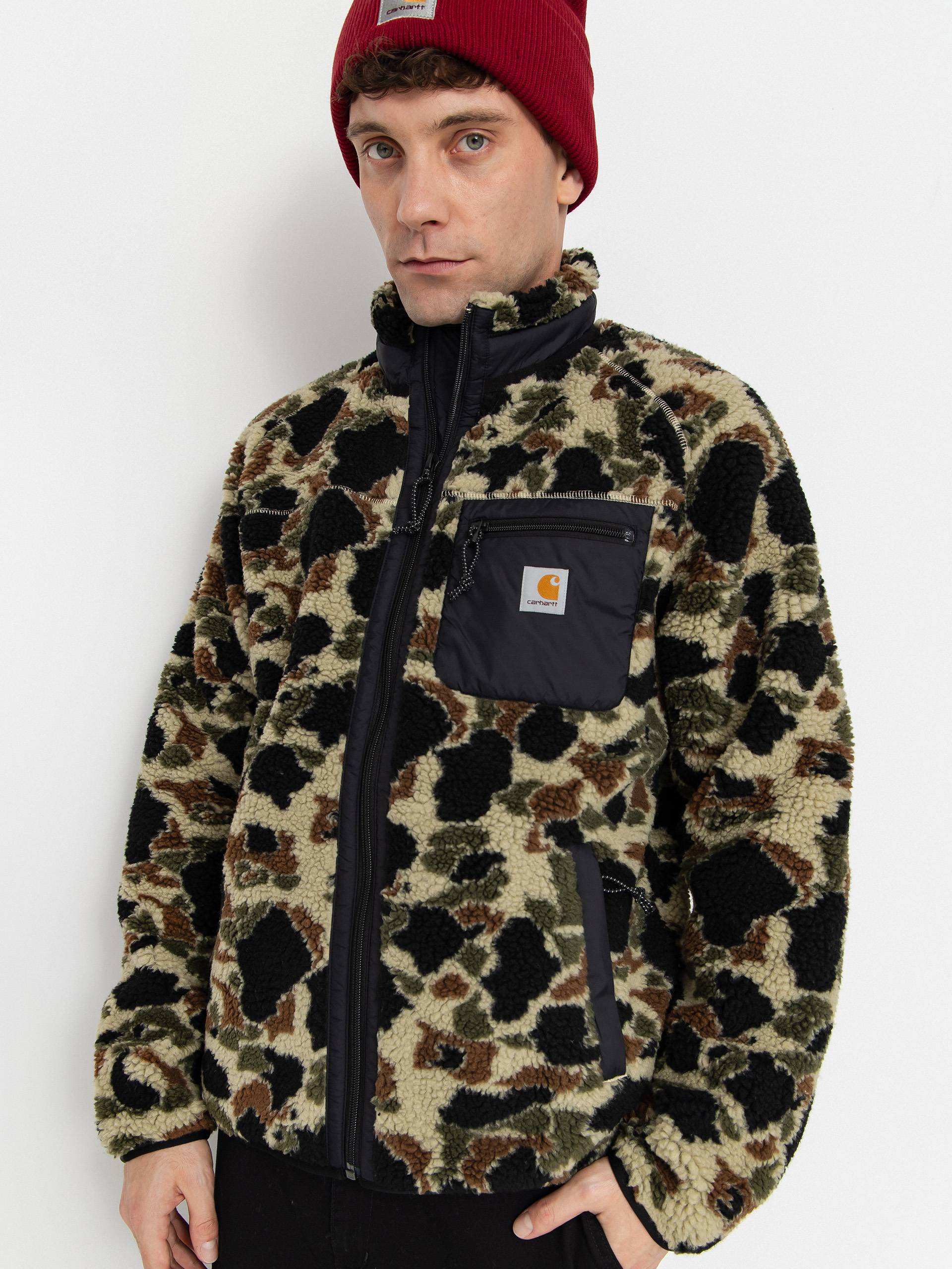 Kurtka Carhartt WIP Prentis (camo duck jacquard/green/black)