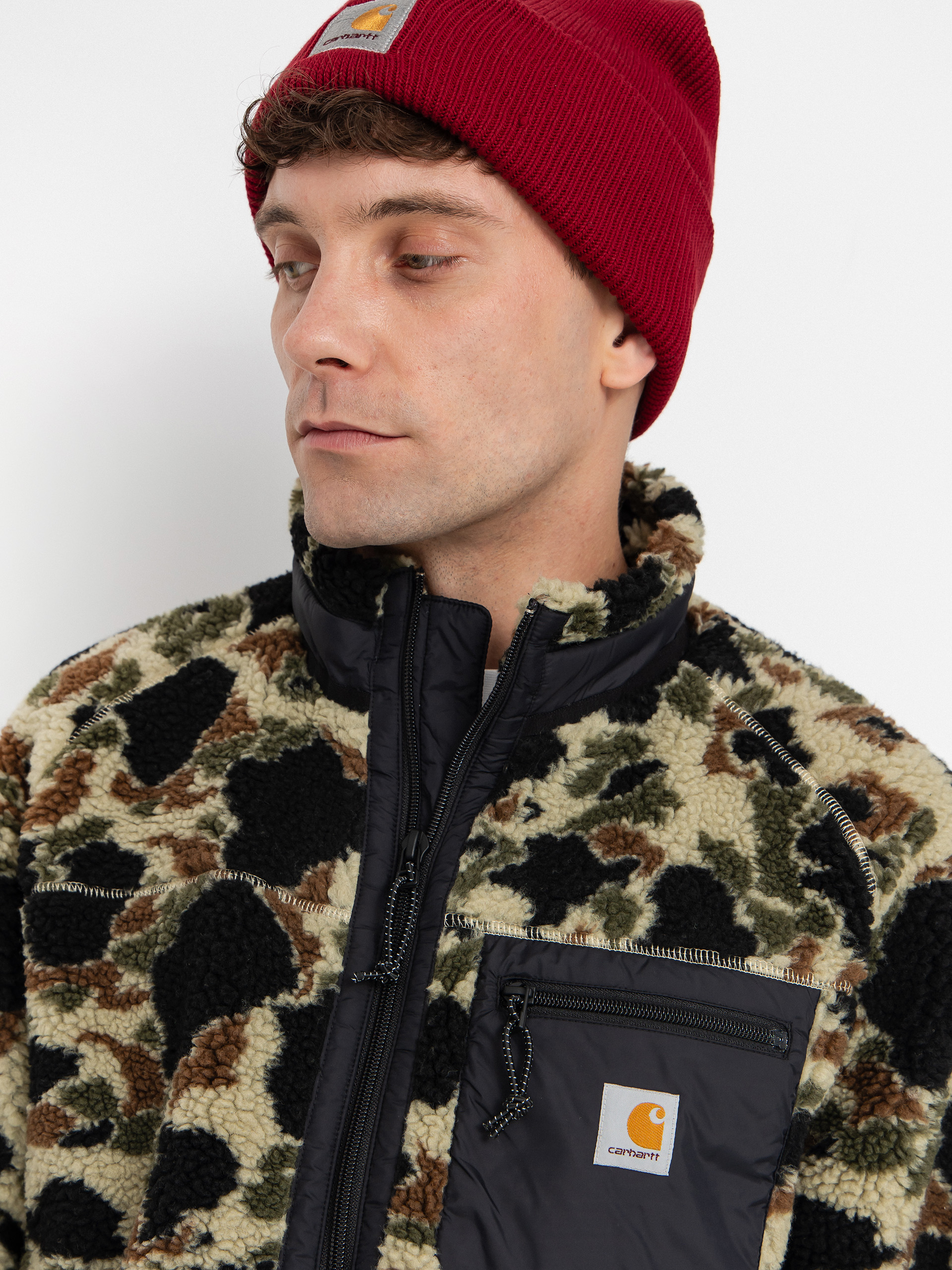 Kurtka Carhartt WIP Prentis (camo duck jacquard/green/black)