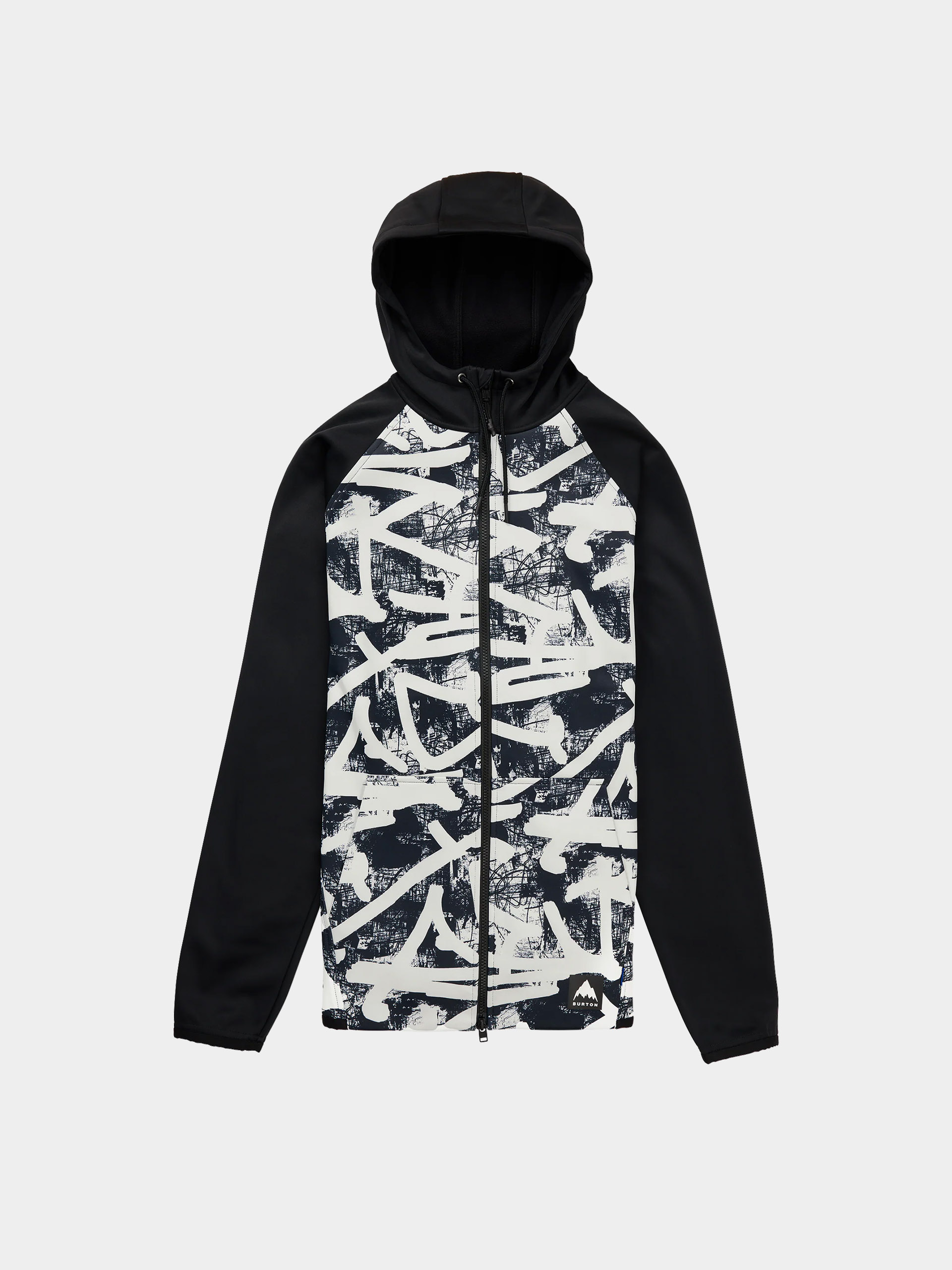 Męska Bluza aktywna Burton Crown ZHD (city streets/true black)