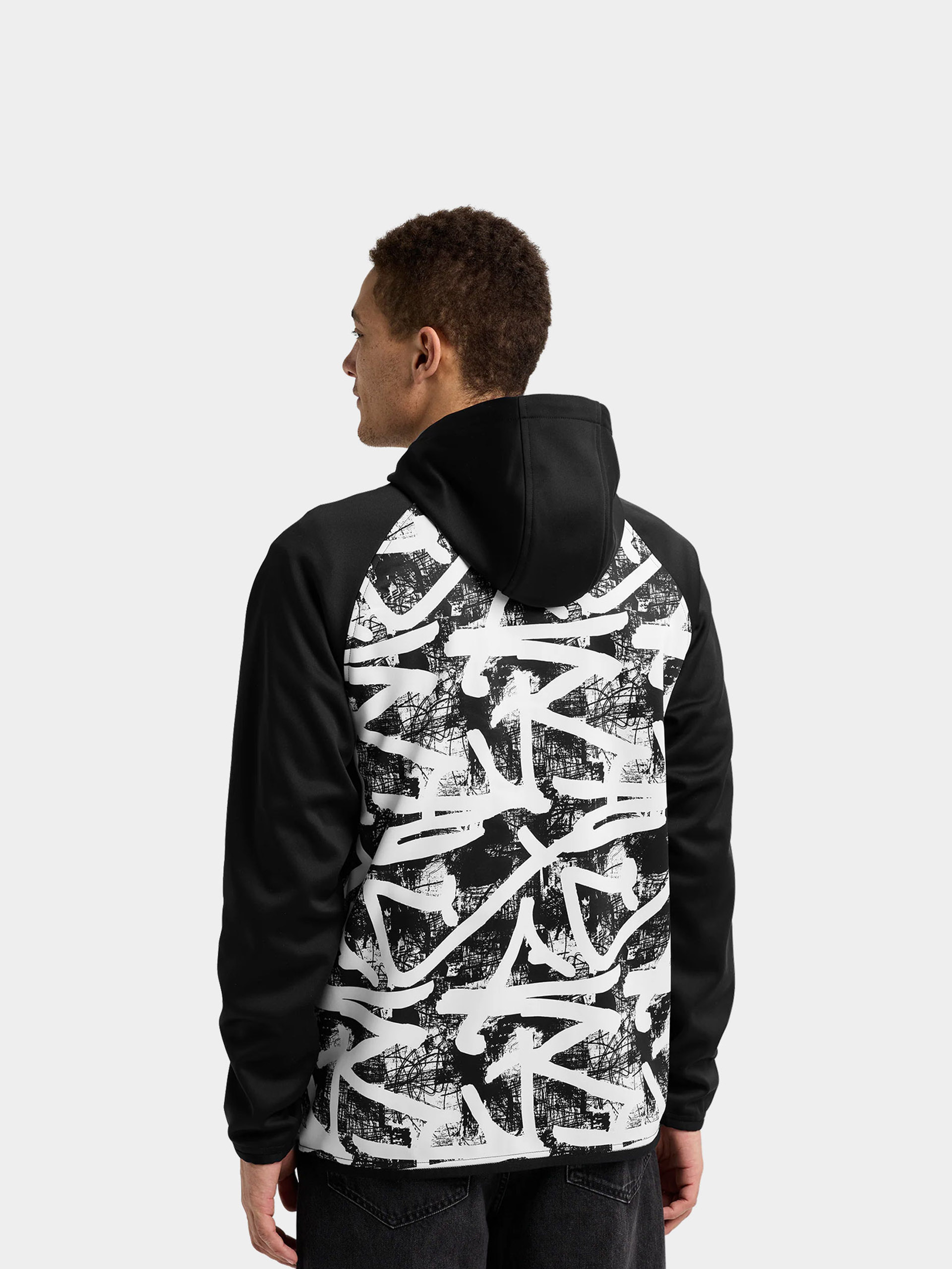 Męska Bluza aktywna Burton Crown ZHD (city streets/true black)