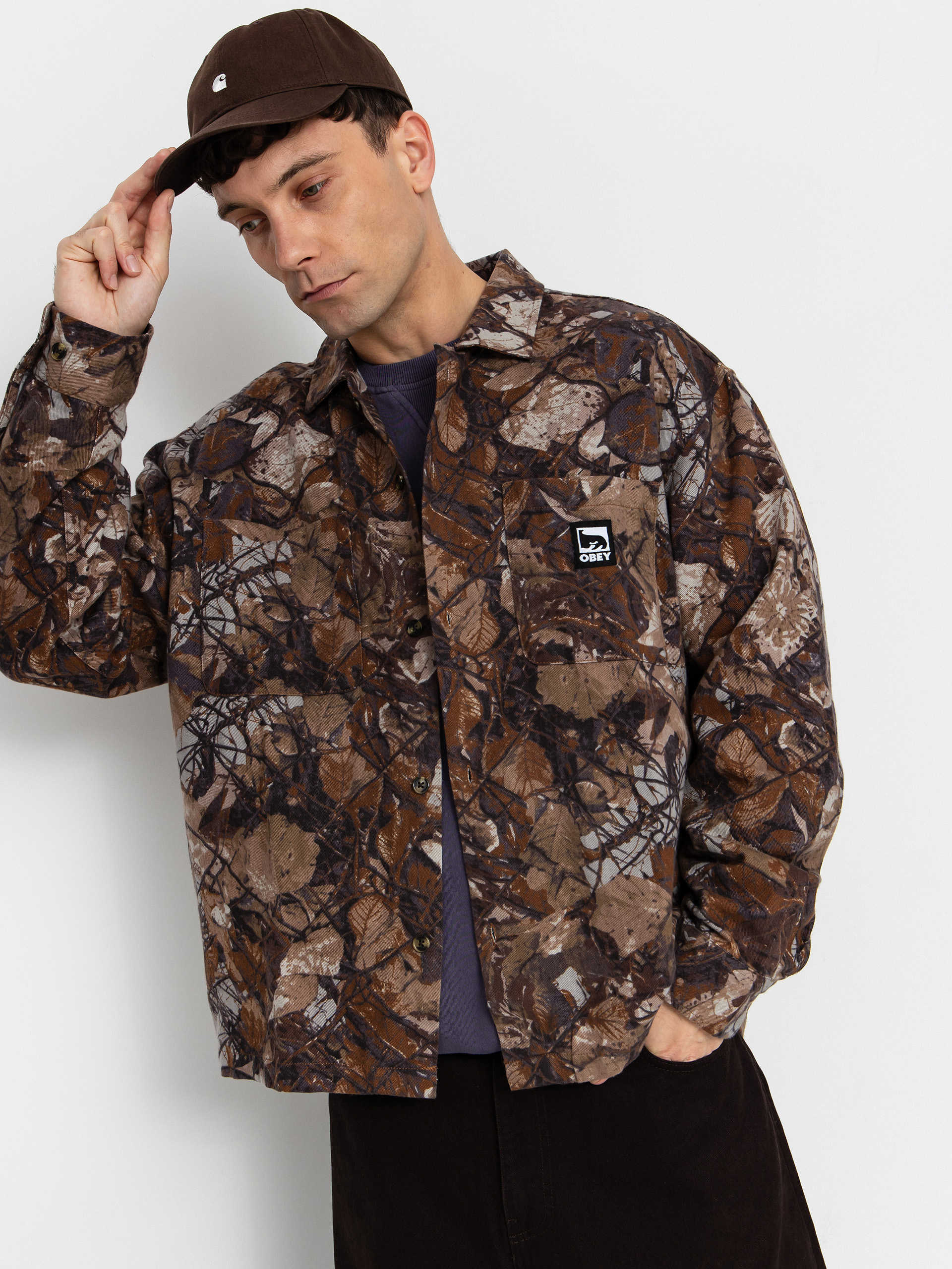 Koszula OBEY Fence Camo (fence camo multi)