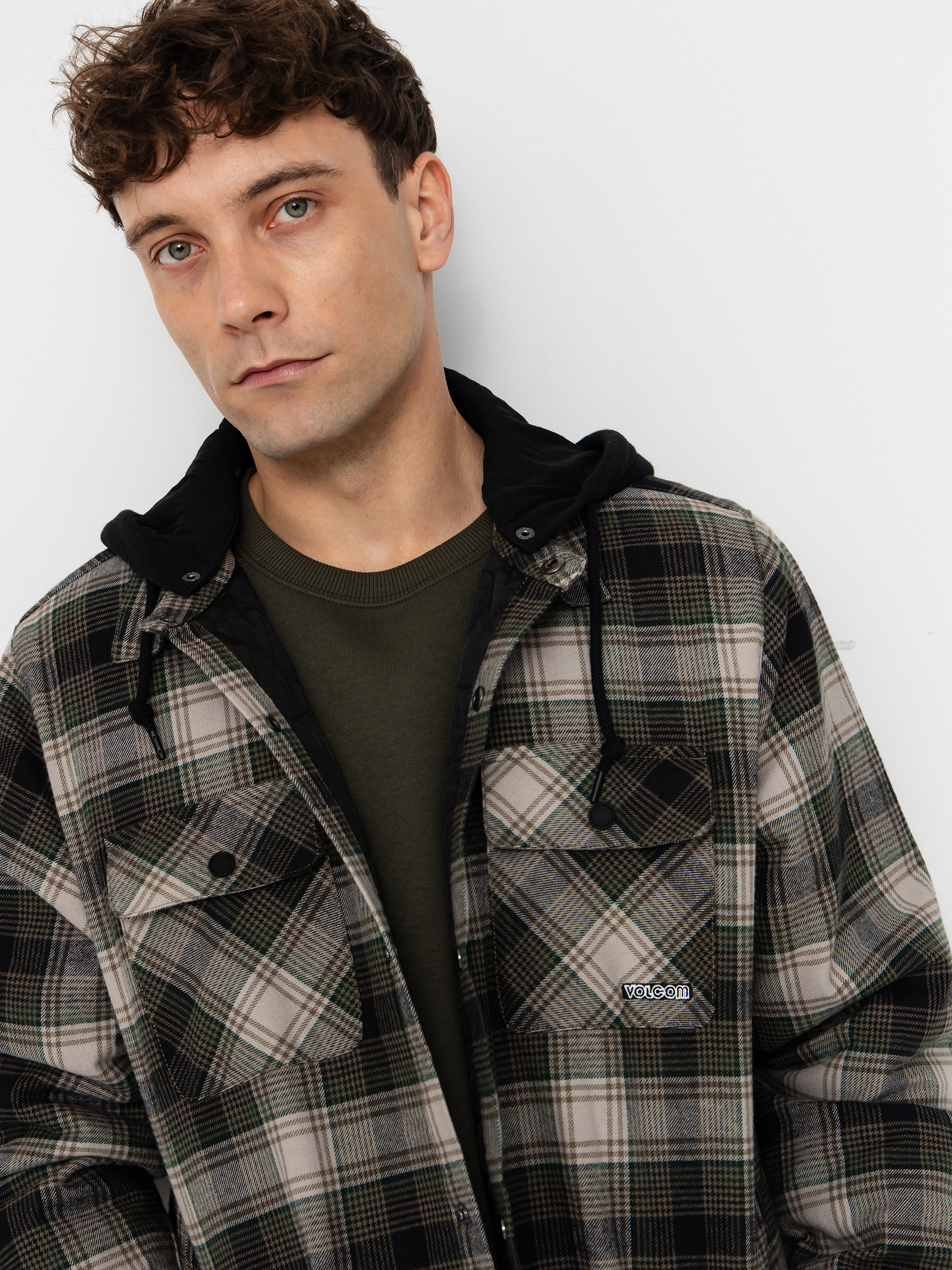 Kurtka Volcom Kenson Ins Flannel (black green)