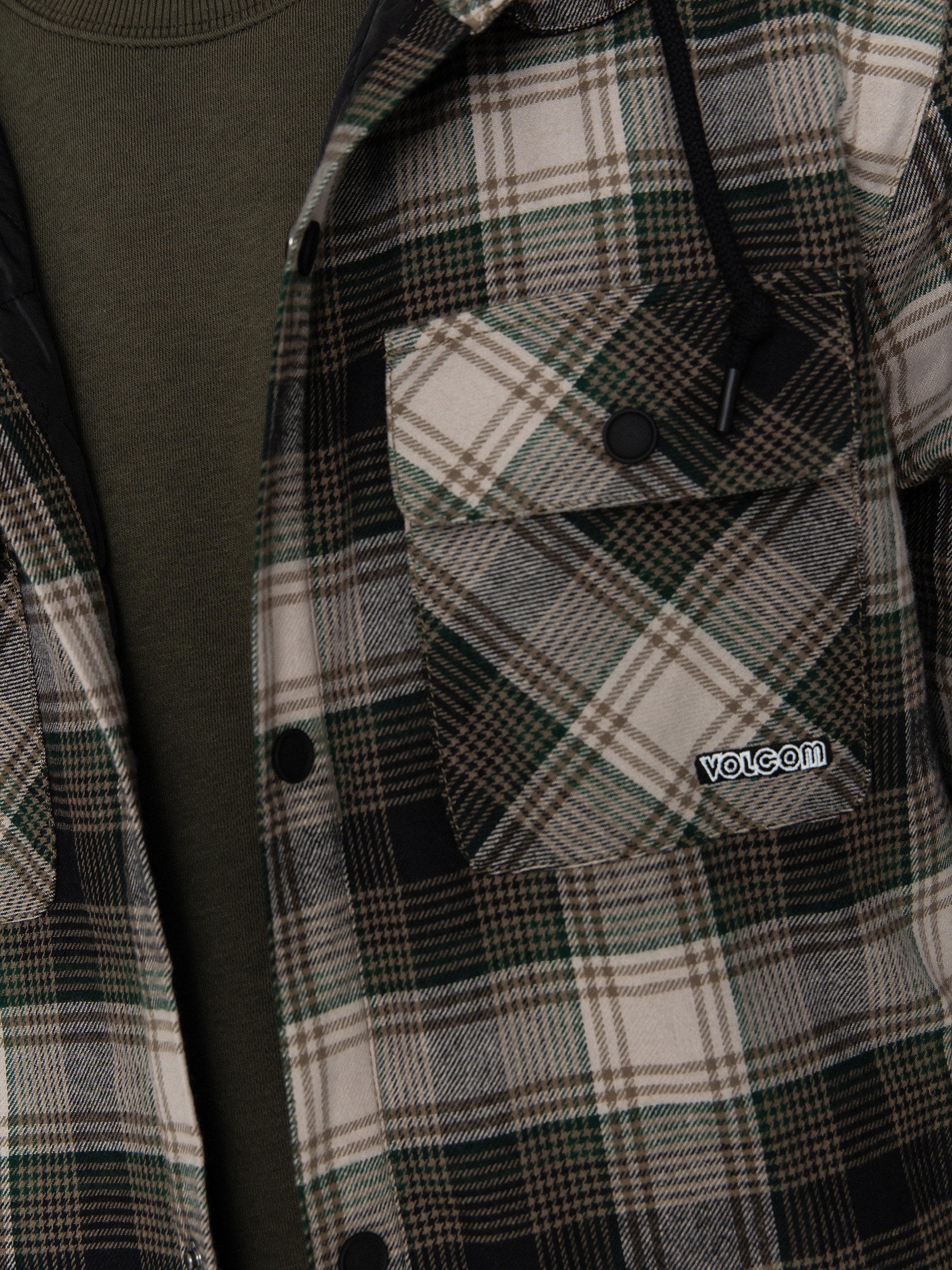 Kurtka Volcom Kenson Ins Flannel (black green)