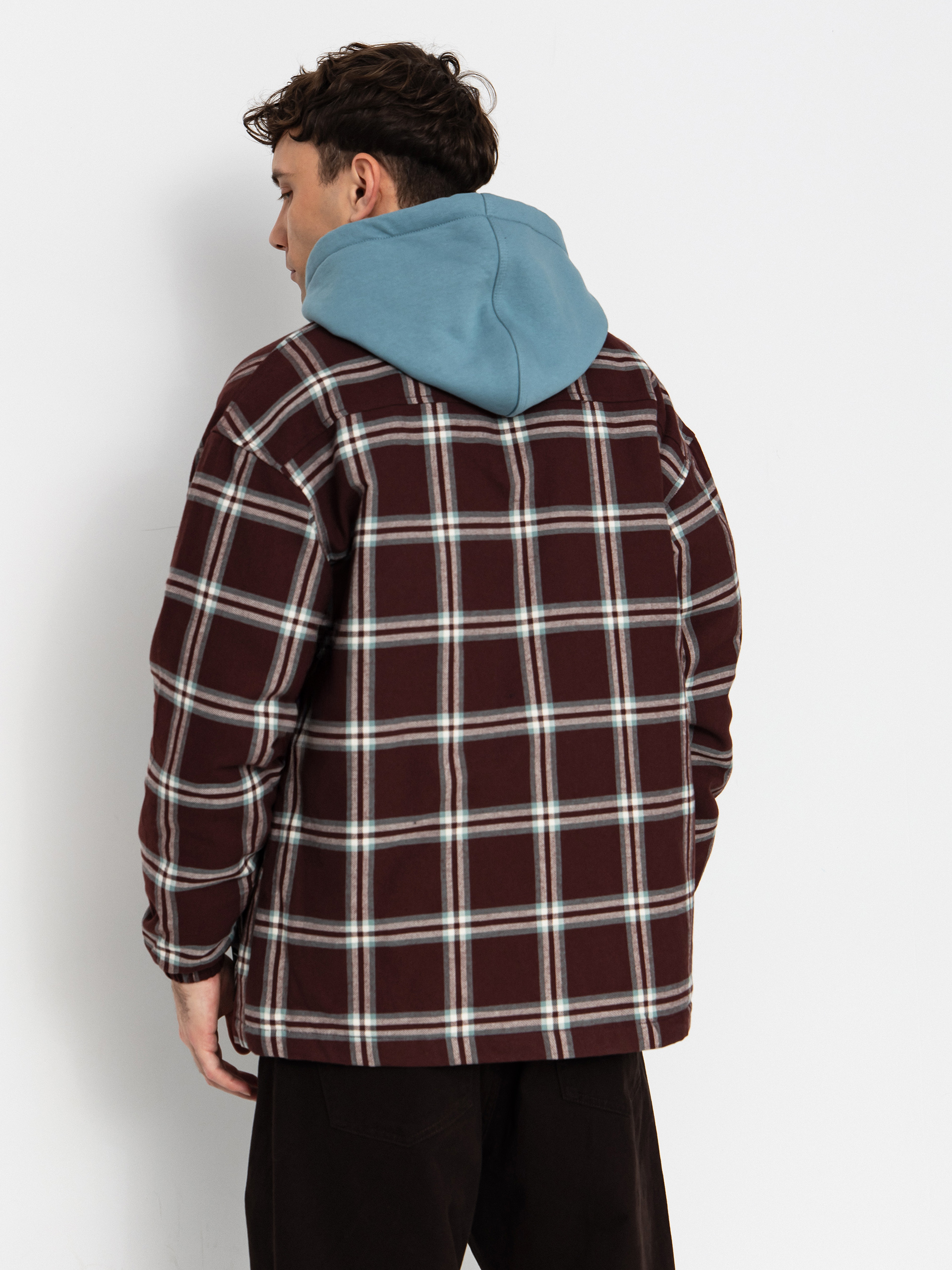 Damska Kurtka Volcom Ins Riding Flannel (oxblood)