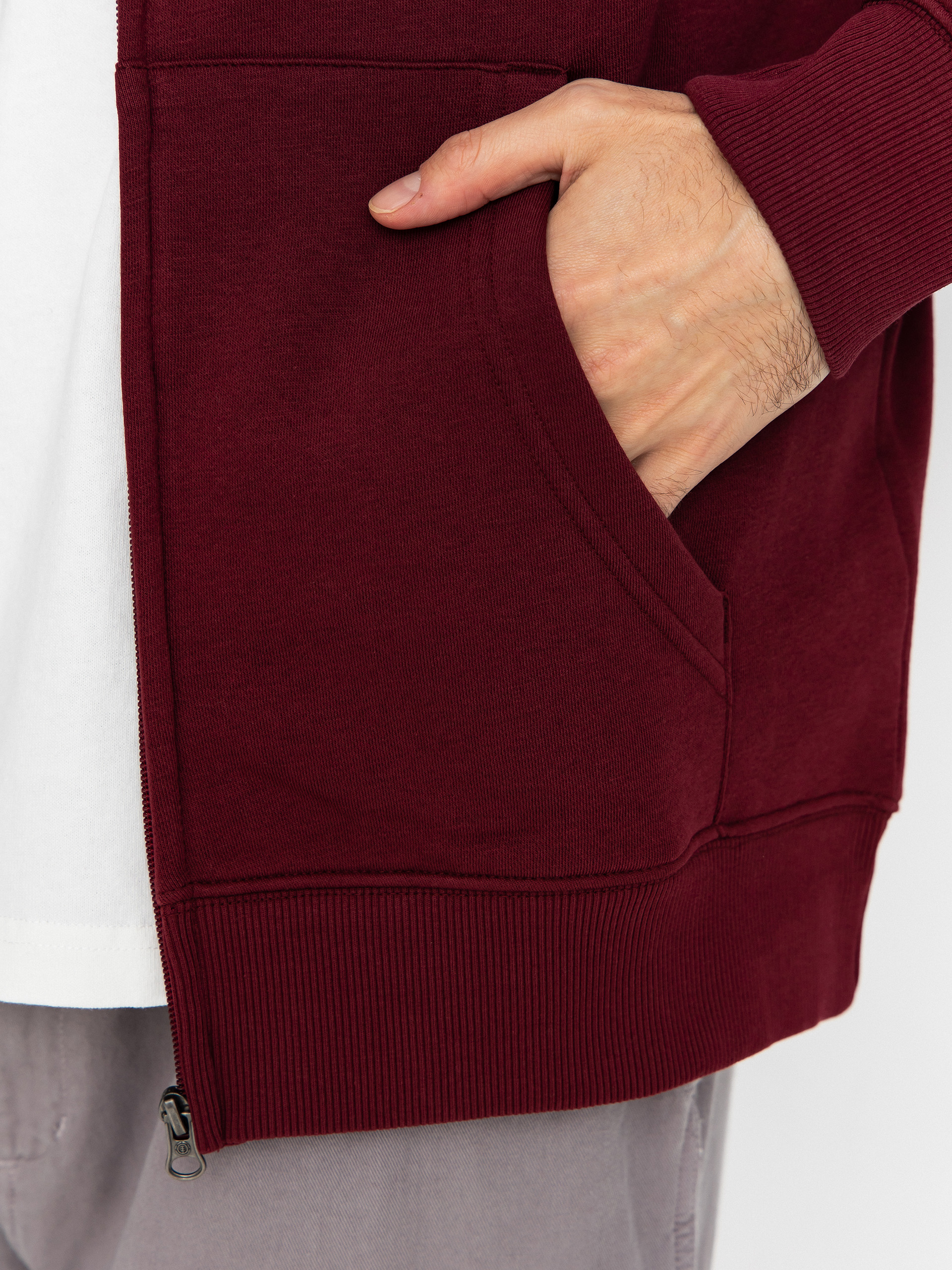 Bluza z kapturem Element Icon Embroidery ZHD (zinfandel)