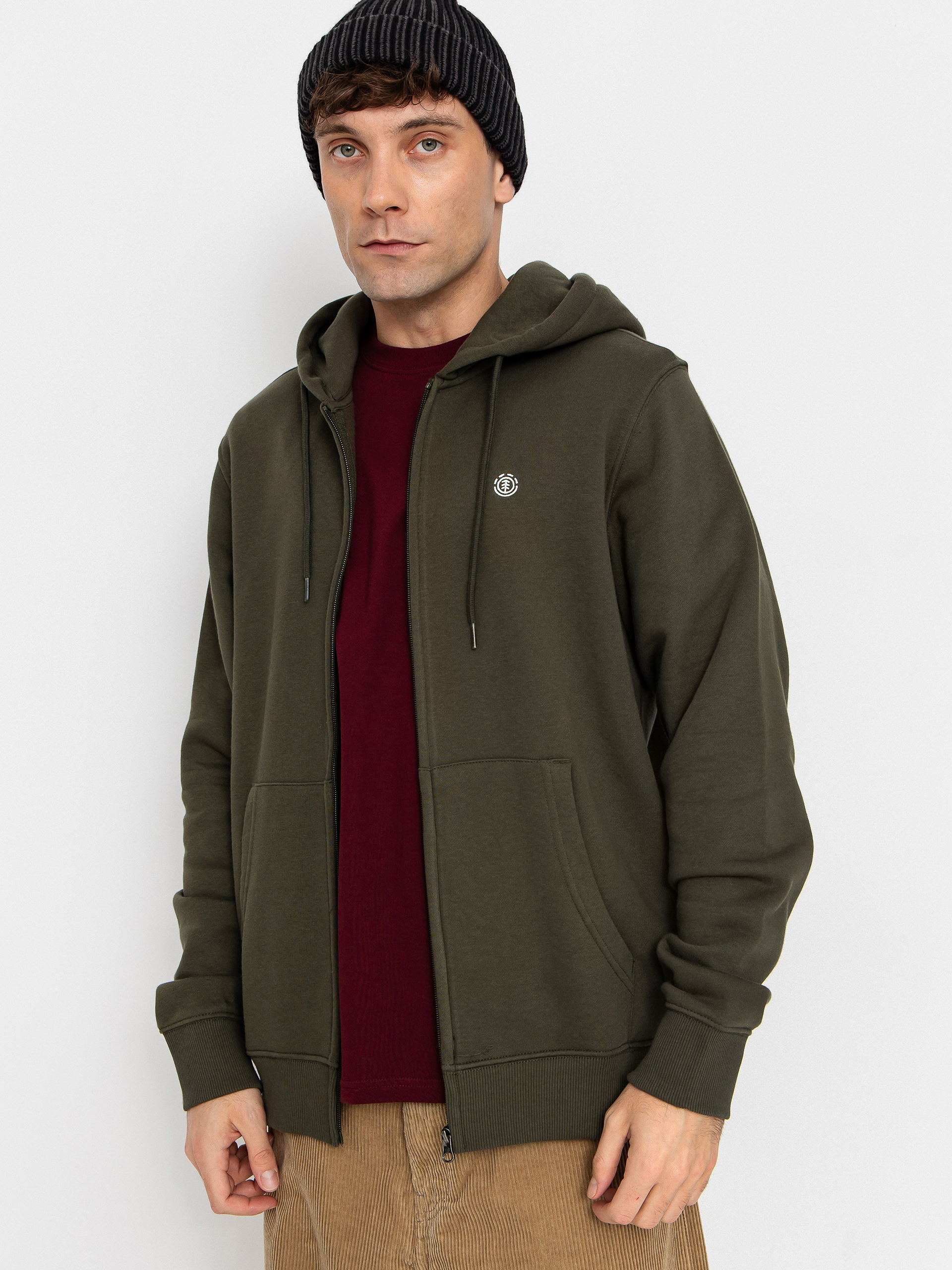 Bluza z kapturem Element Icon Embroidery ZHD (forest night)