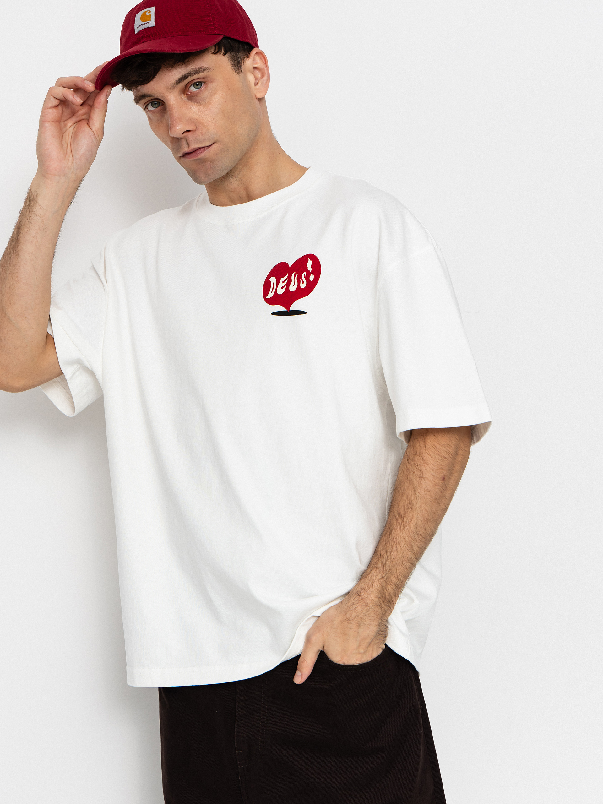 T-shirt Deus Ex Machina Deep Cut (vintage white)