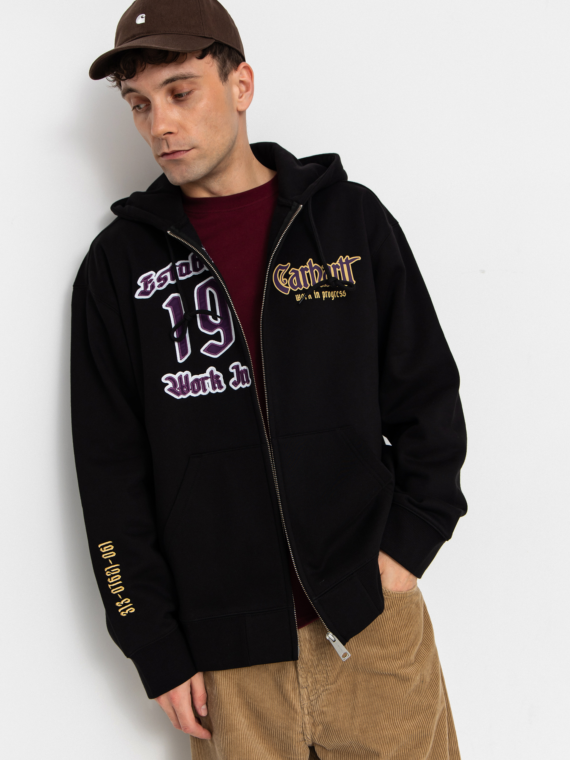 Bluza z kapturem Carhartt WIP Dual ZHD