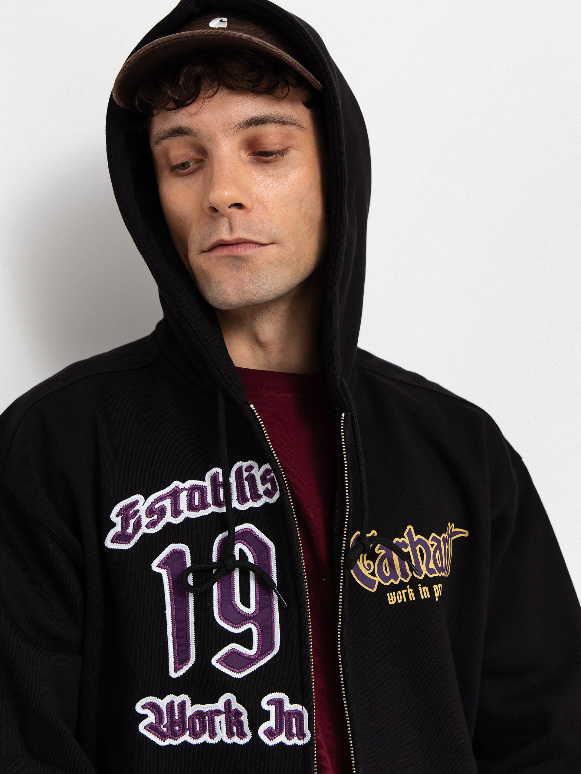 Bluza z kapturem Carhartt WIP Dual ZHD (black)