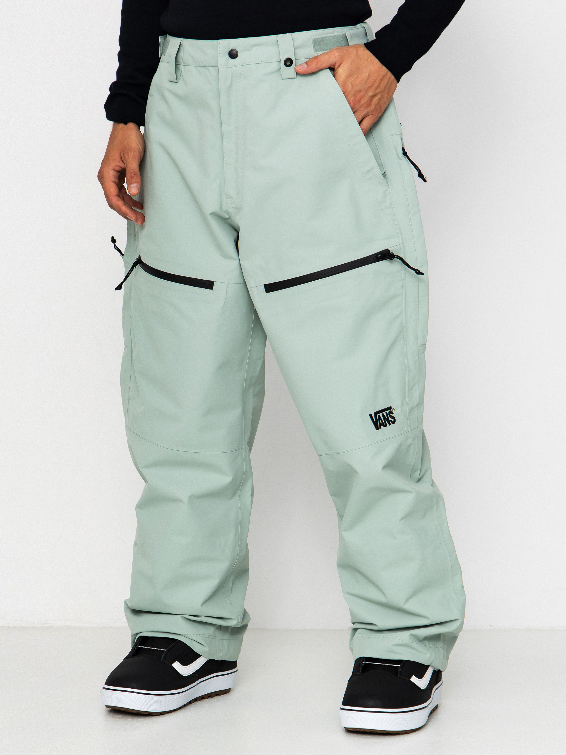 Męskie Spodnie snowboardowe Vans MTE High Country 3L 2.0 (gray olive)