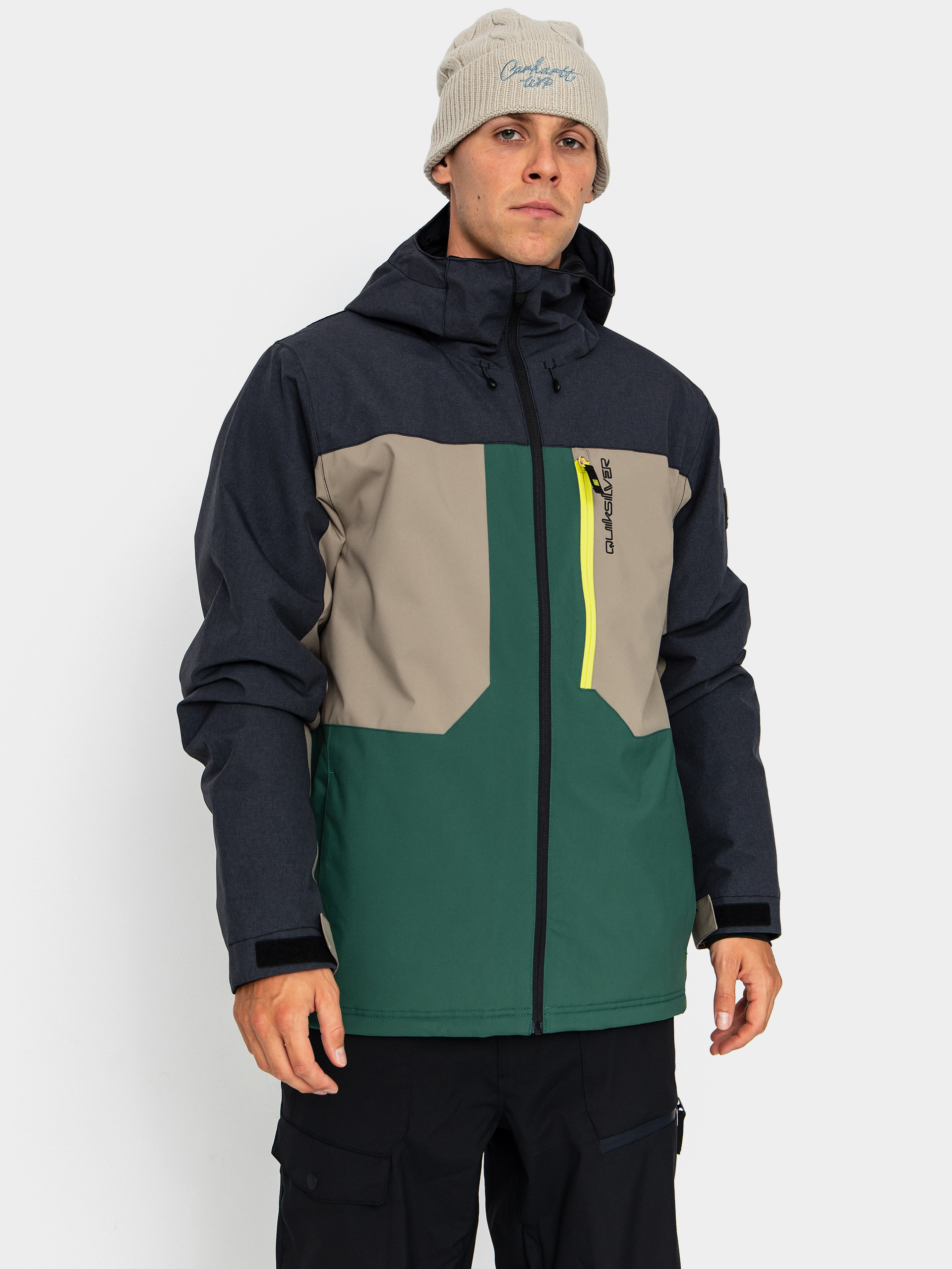 Kurtka snowboardowa Quiksilver Dawson (trekking green)