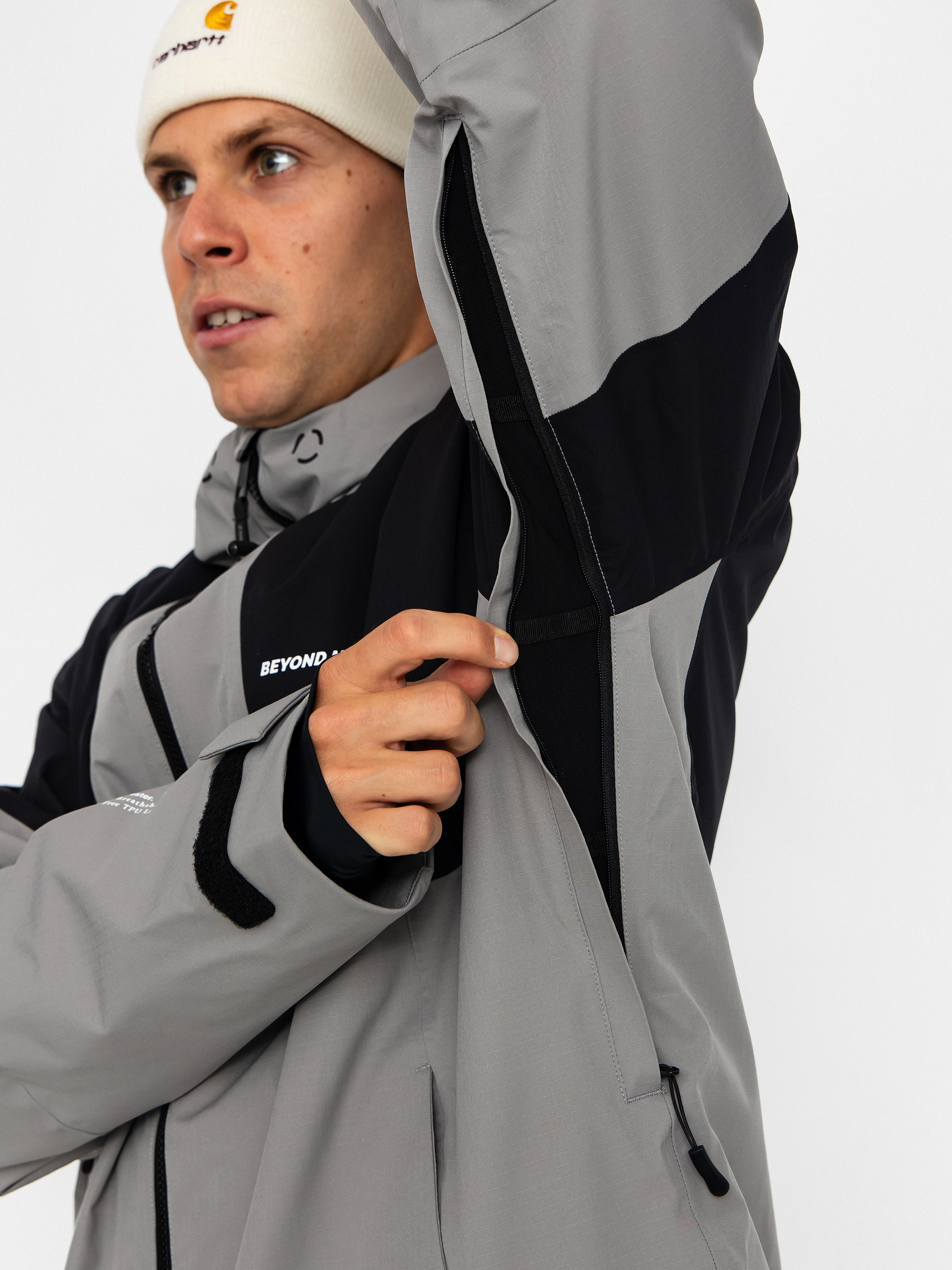 Męska Kurtka snowboardowa Beyond Medals Fullzip 2L (grey)