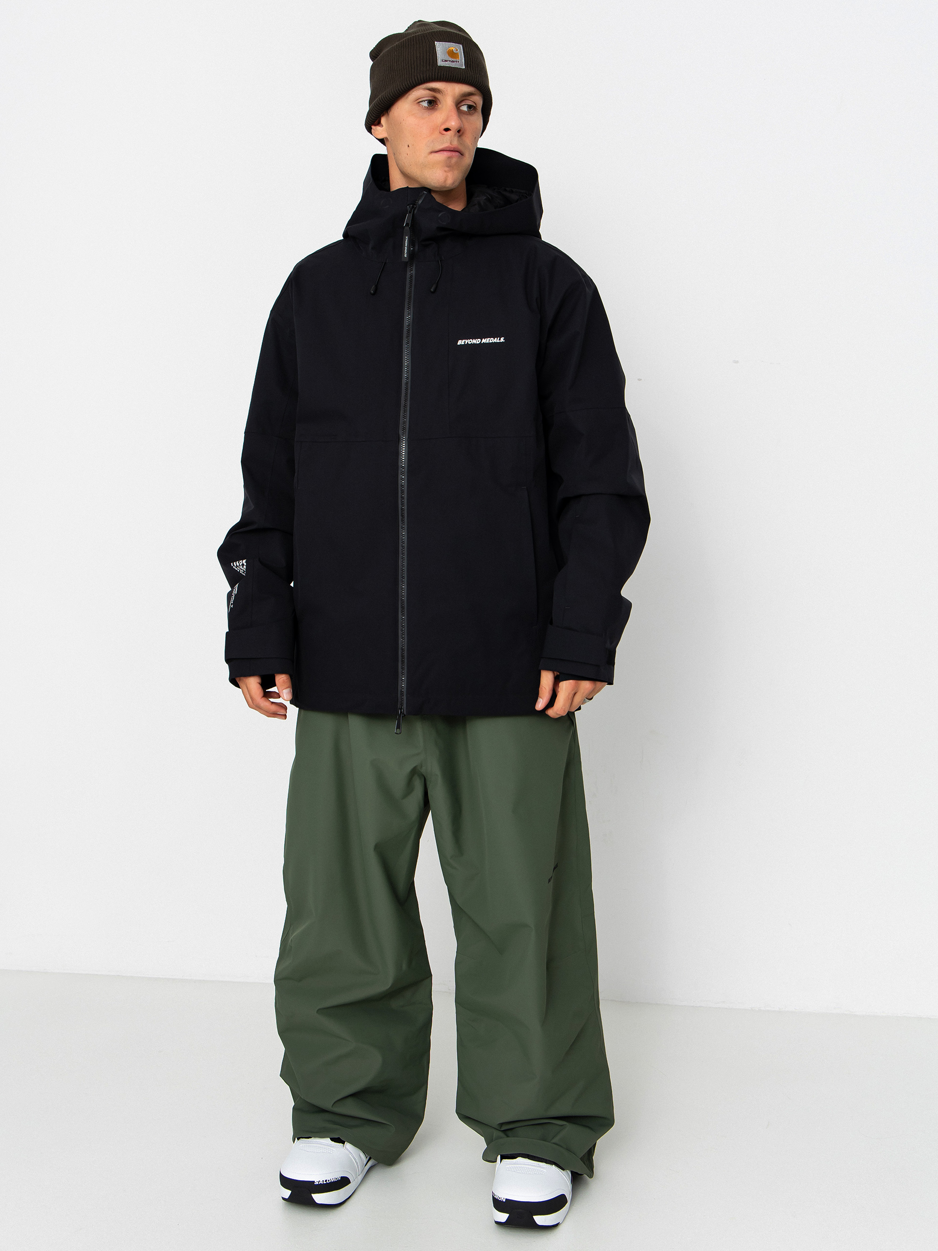 Kurtka snowboardowa Beyond Medals Fullzip 2L (black)