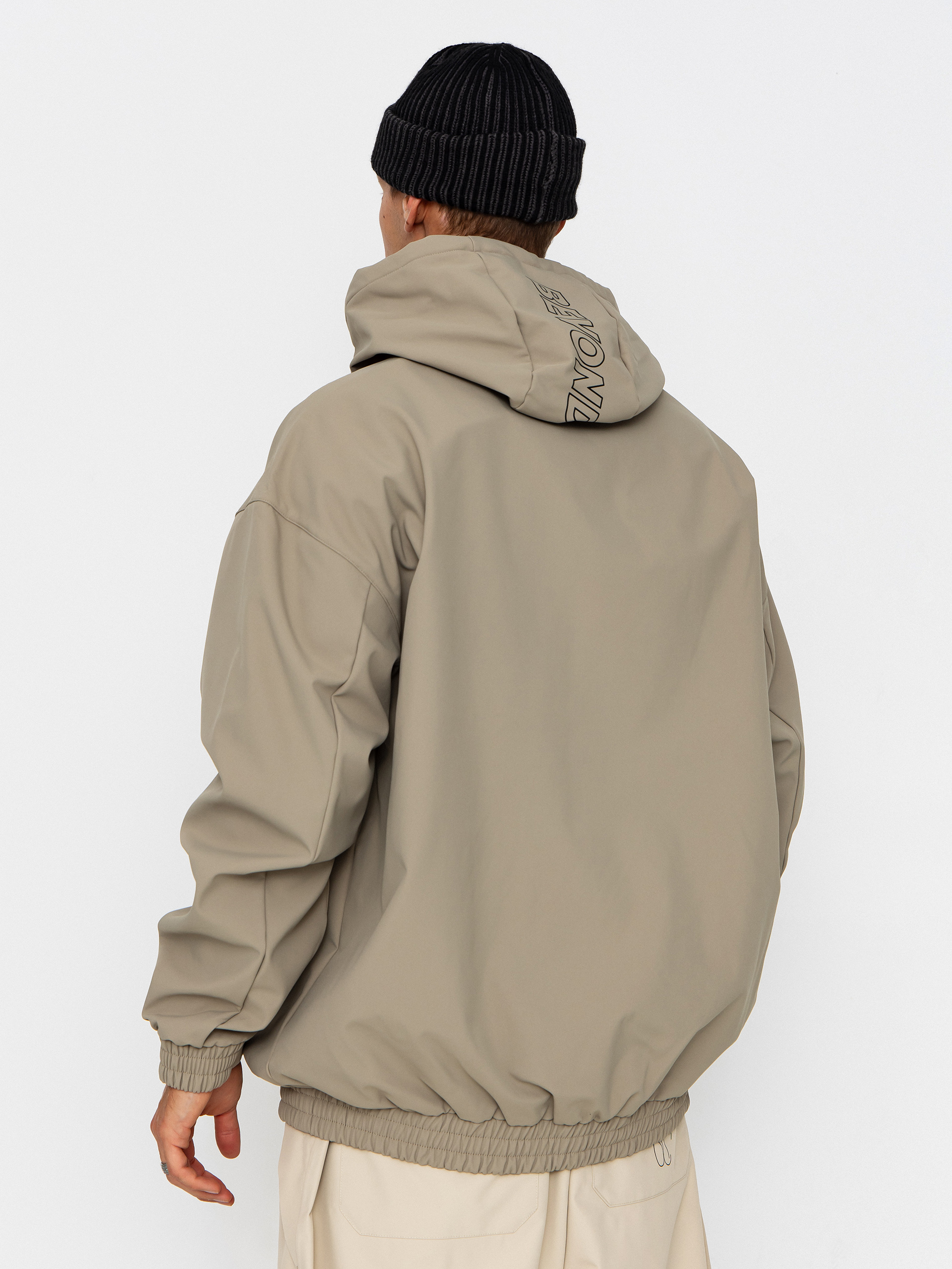 Męska Kurtka snowboardowa Beyond Medals Softshell Hoodie (beige)