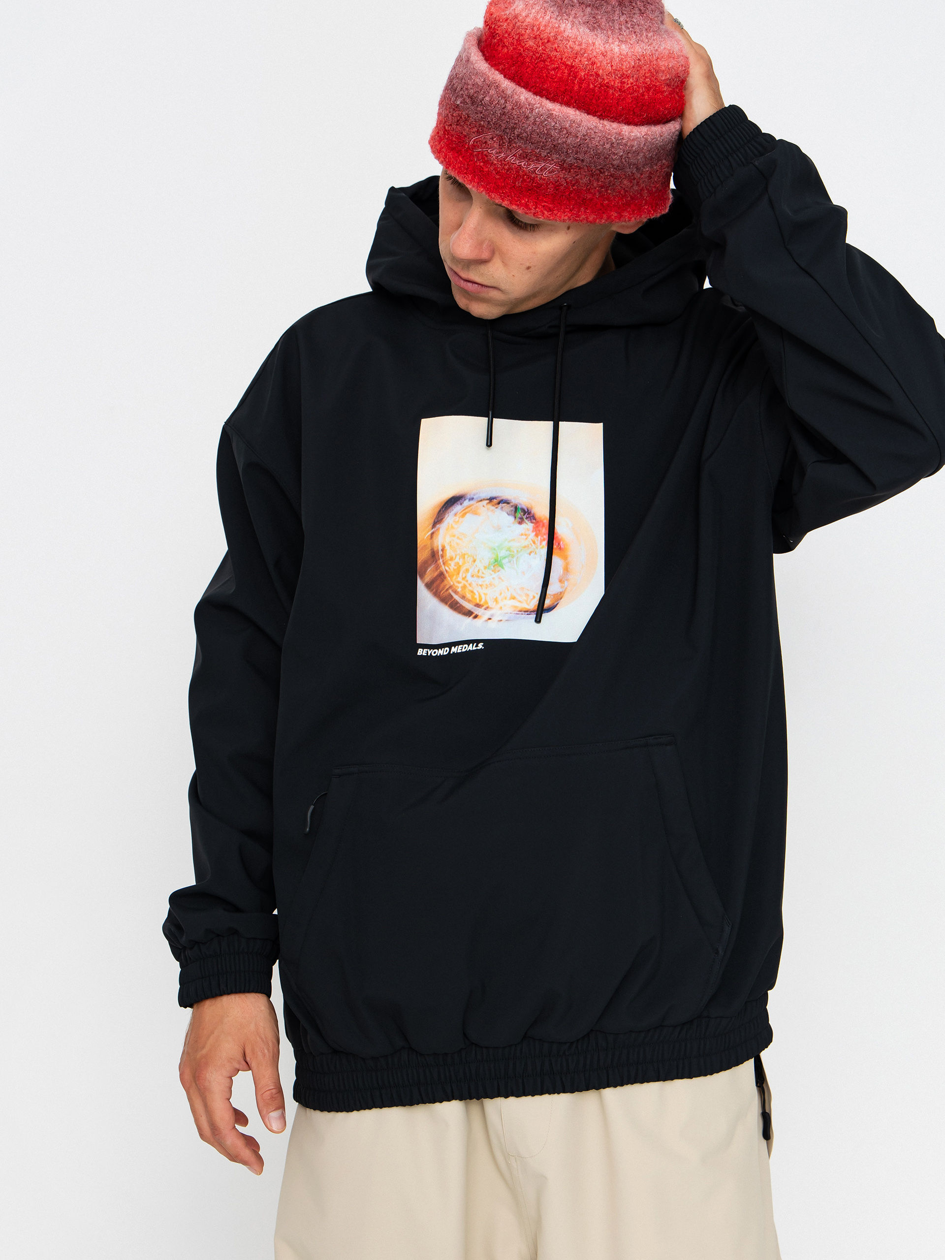 Kurtka snowboardowa Beyond Medals Softshell Hoodie (black)