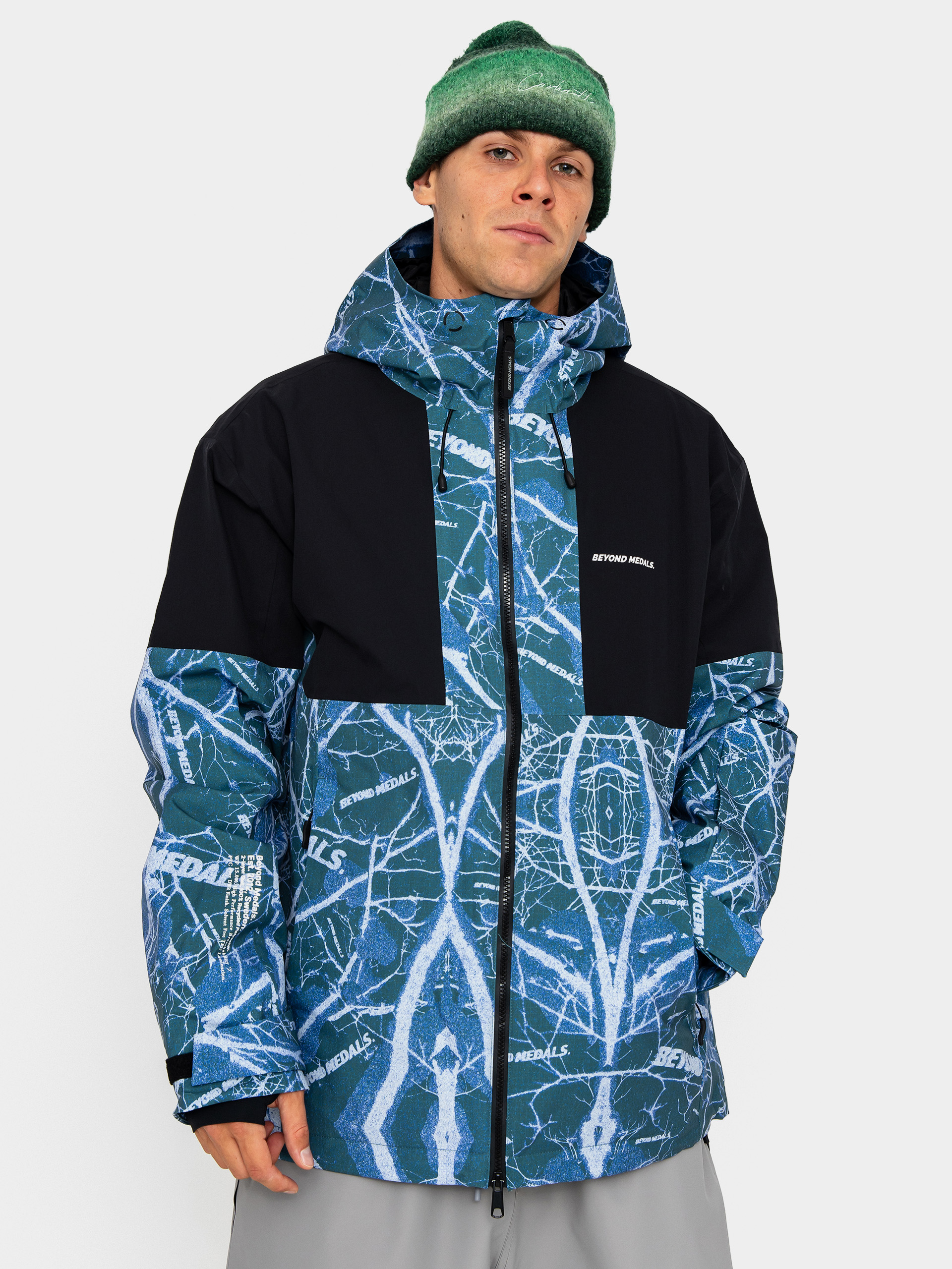 Kurtka snowboardowa Beyond Medals Fullzip Shirakaba 2L (print)