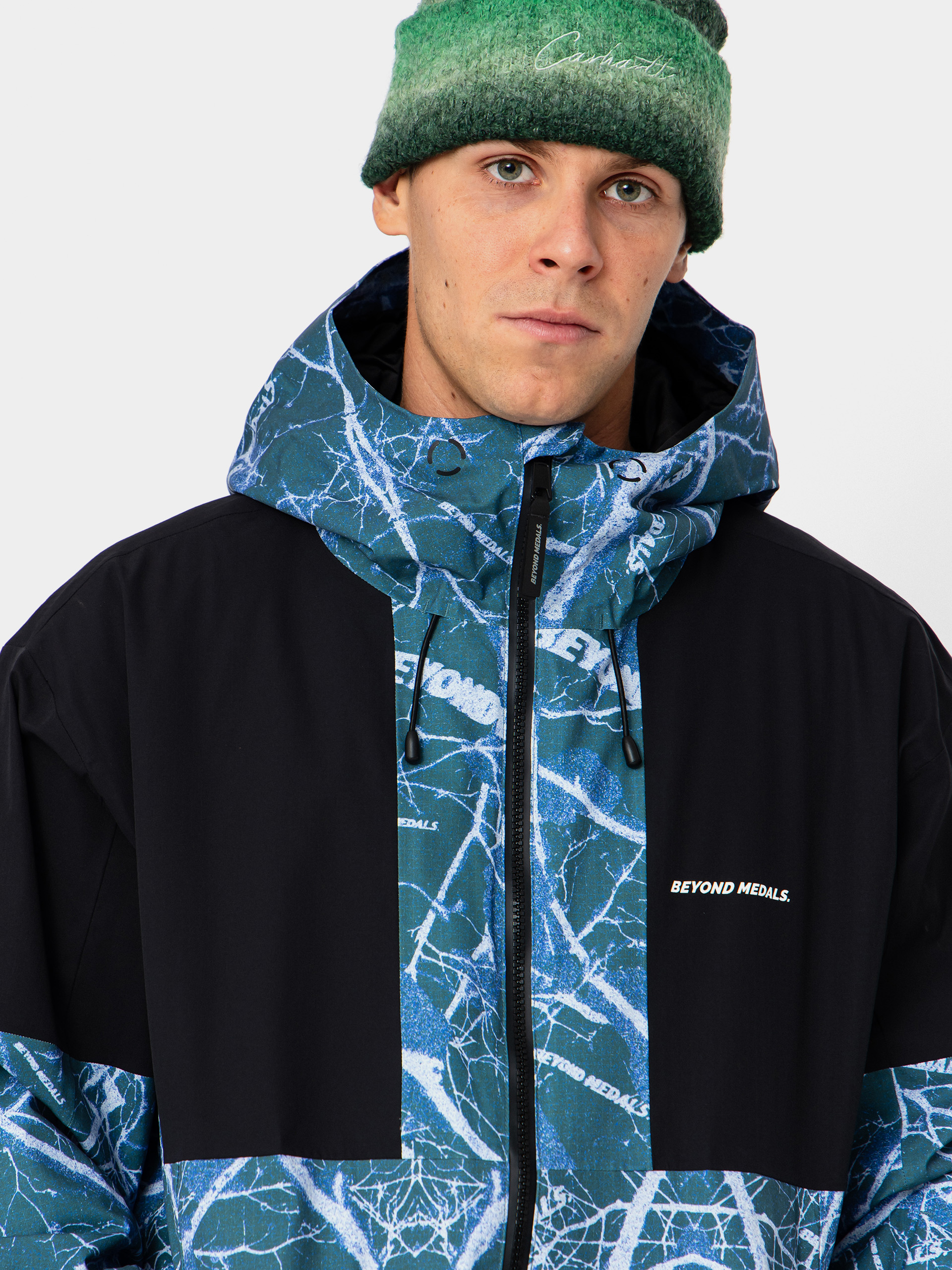 Męska Kurtka snowboardowa Beyond Medals Fullzip Shirakaba 2L (print)