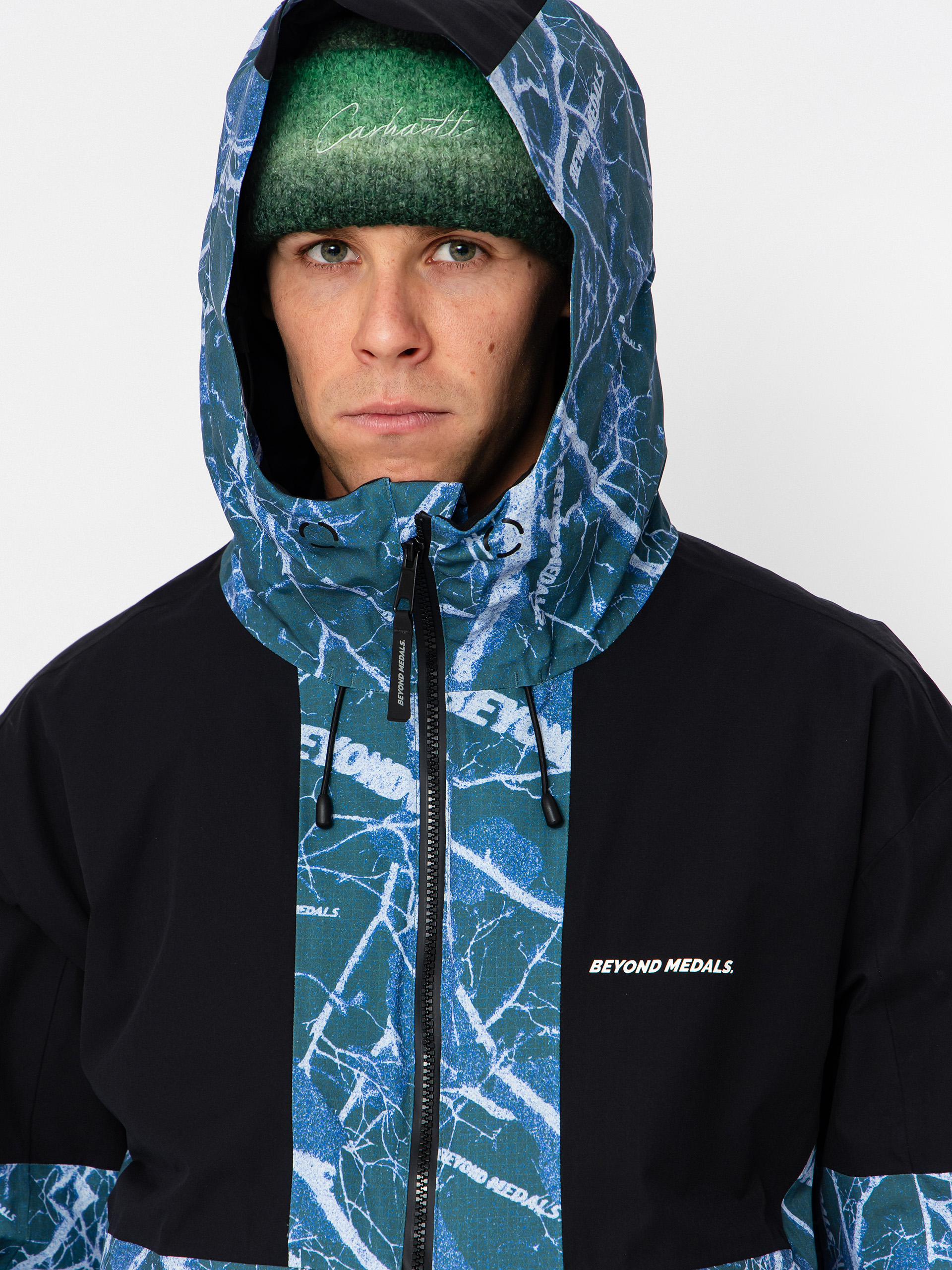 Męska Kurtka snowboardowa Beyond Medals Fullzip Shirakaba 2L (print)