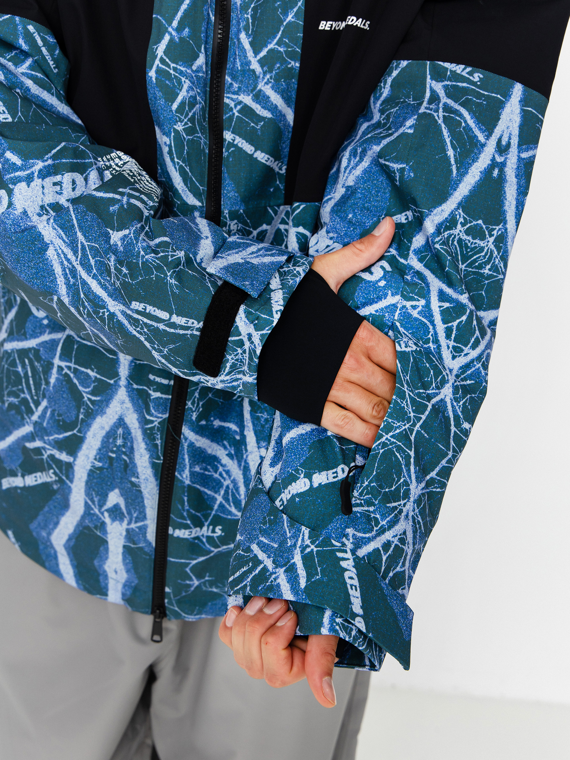 Męska Kurtka snowboardowa Beyond Medals Fullzip Shirakaba 2L (print)