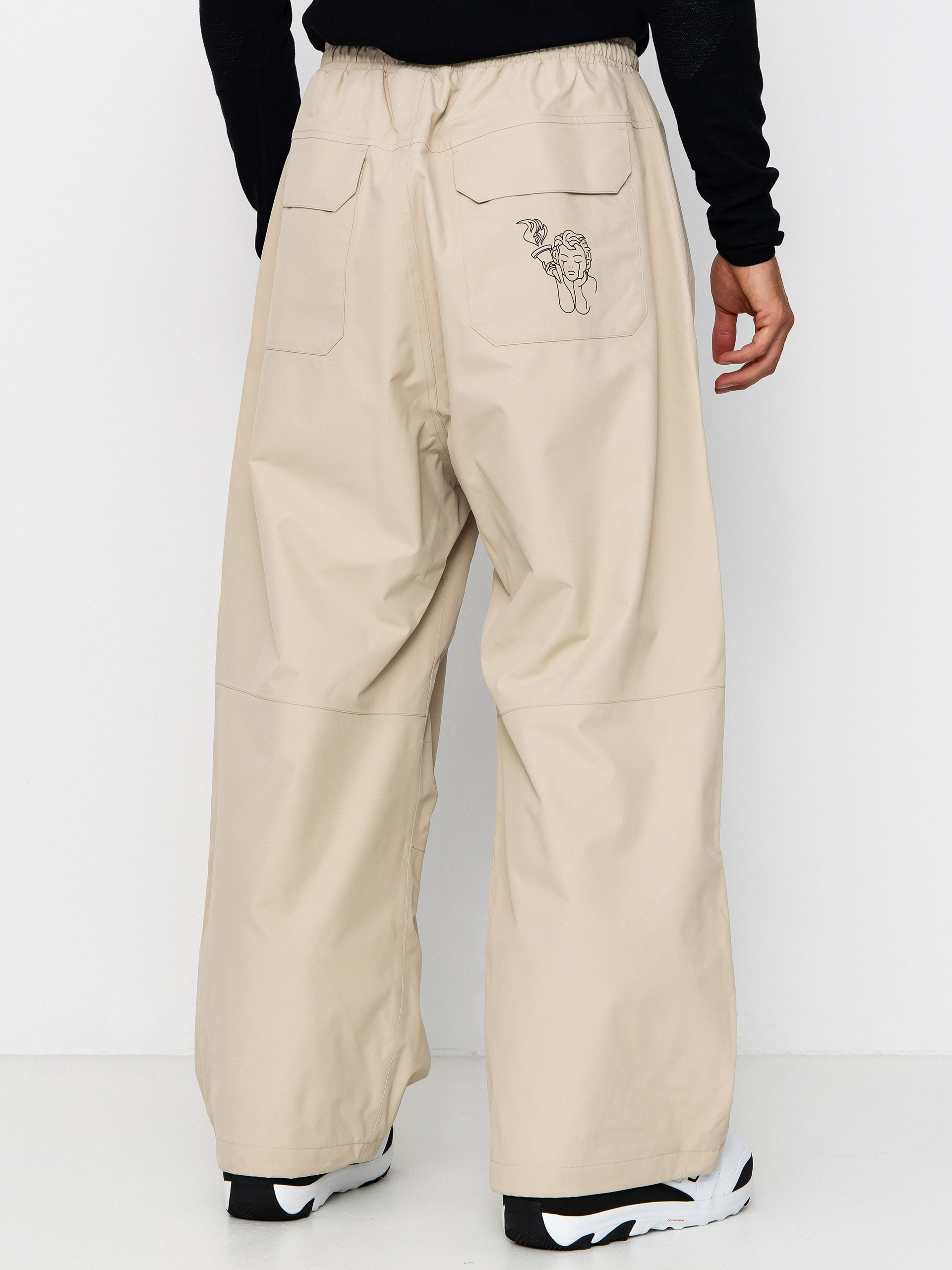 Męskie Spodnie snowboardowe Beyond Medals Park (beige)