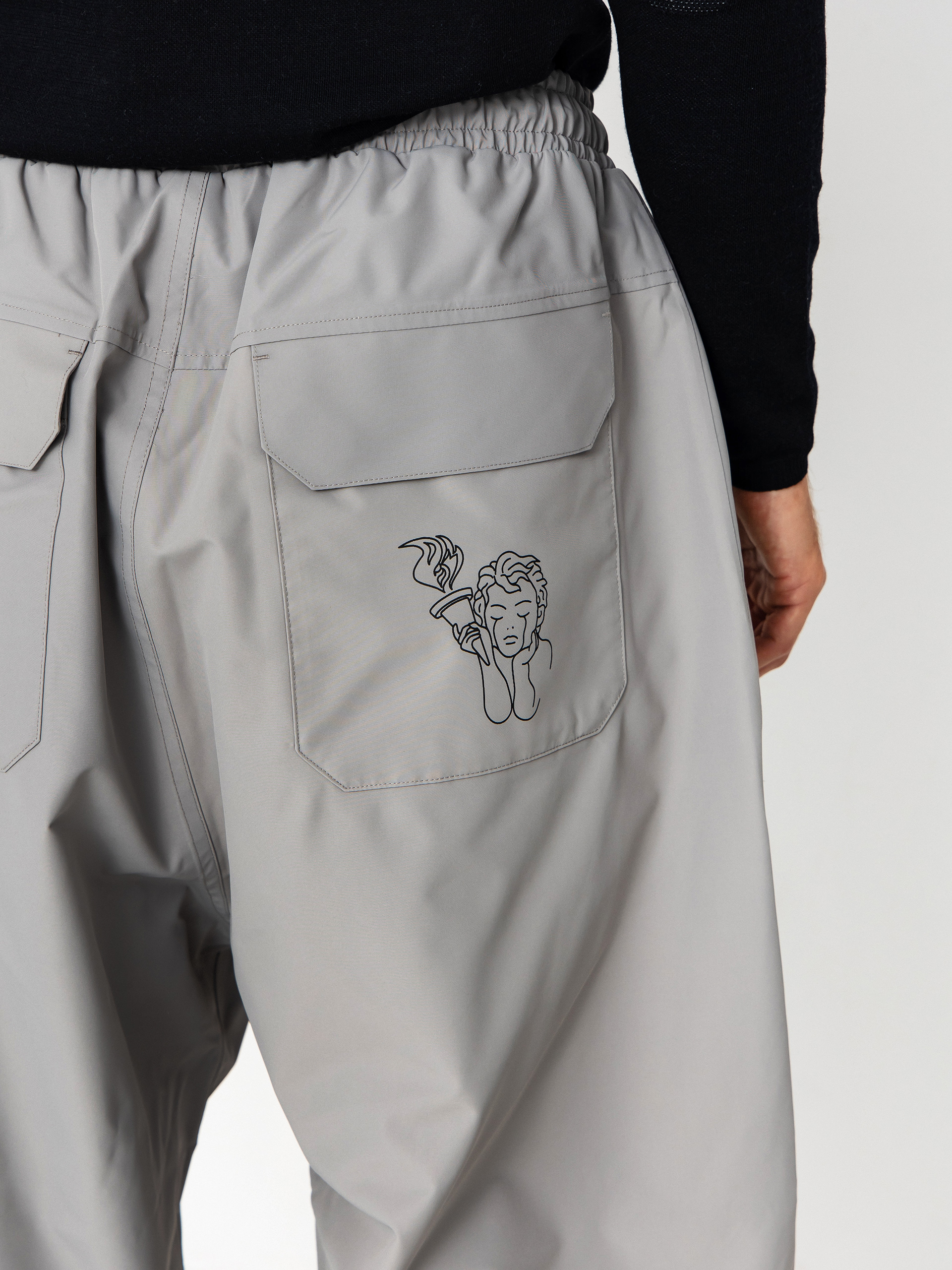 Męskie Spodnie snowboardowe Beyond Medals Park (grey)