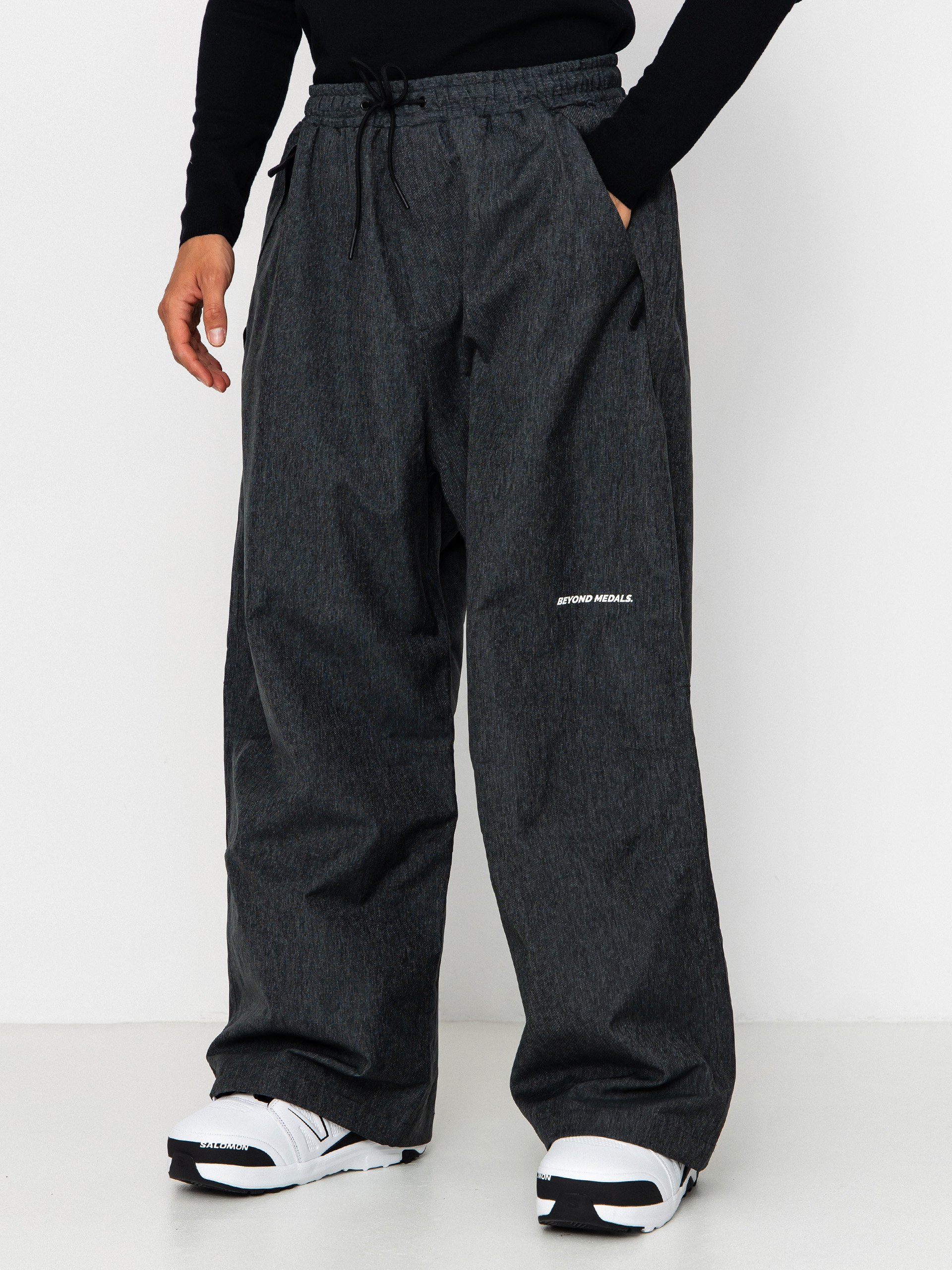 Męskie Spodnie snowboardowe Beyond Medals Park Denim (dark grey)