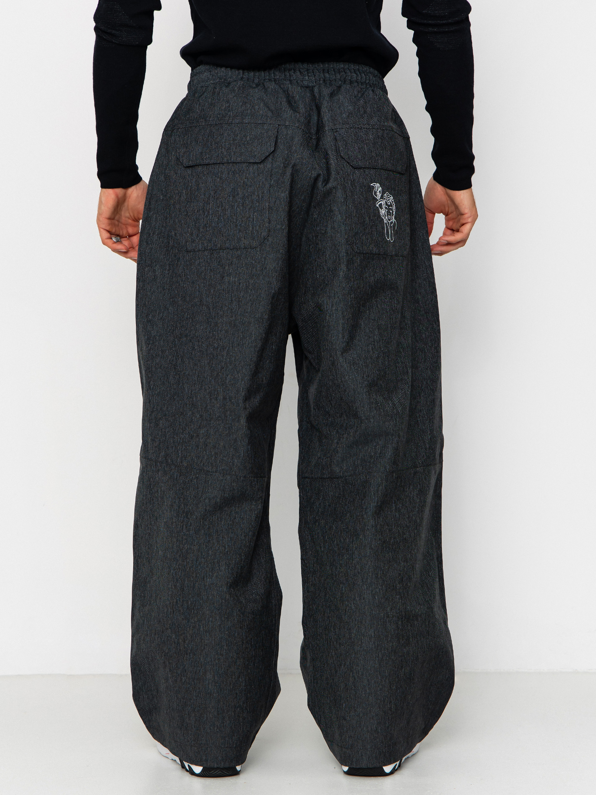 Męskie Spodnie snowboardowe Beyond Medals Park Denim (dark grey)