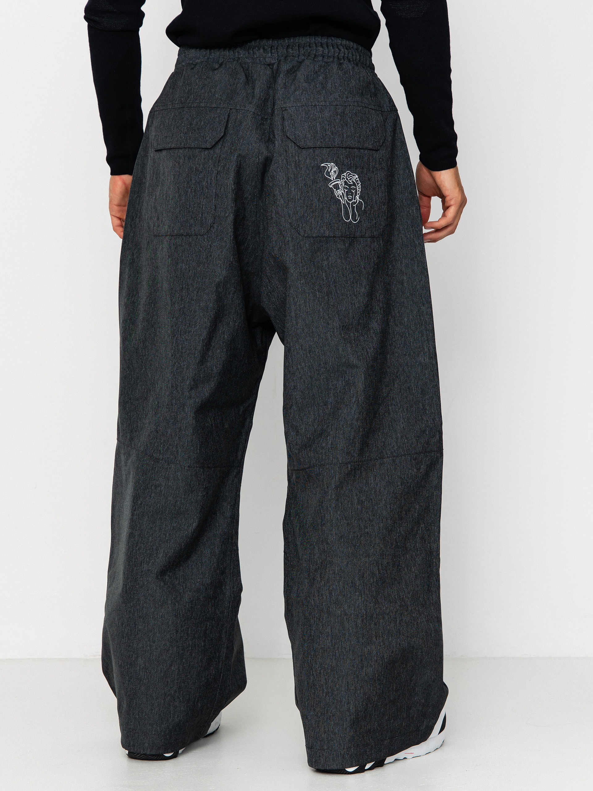 Męskie Spodnie snowboardowe Beyond Medals Park Denim (dark grey)