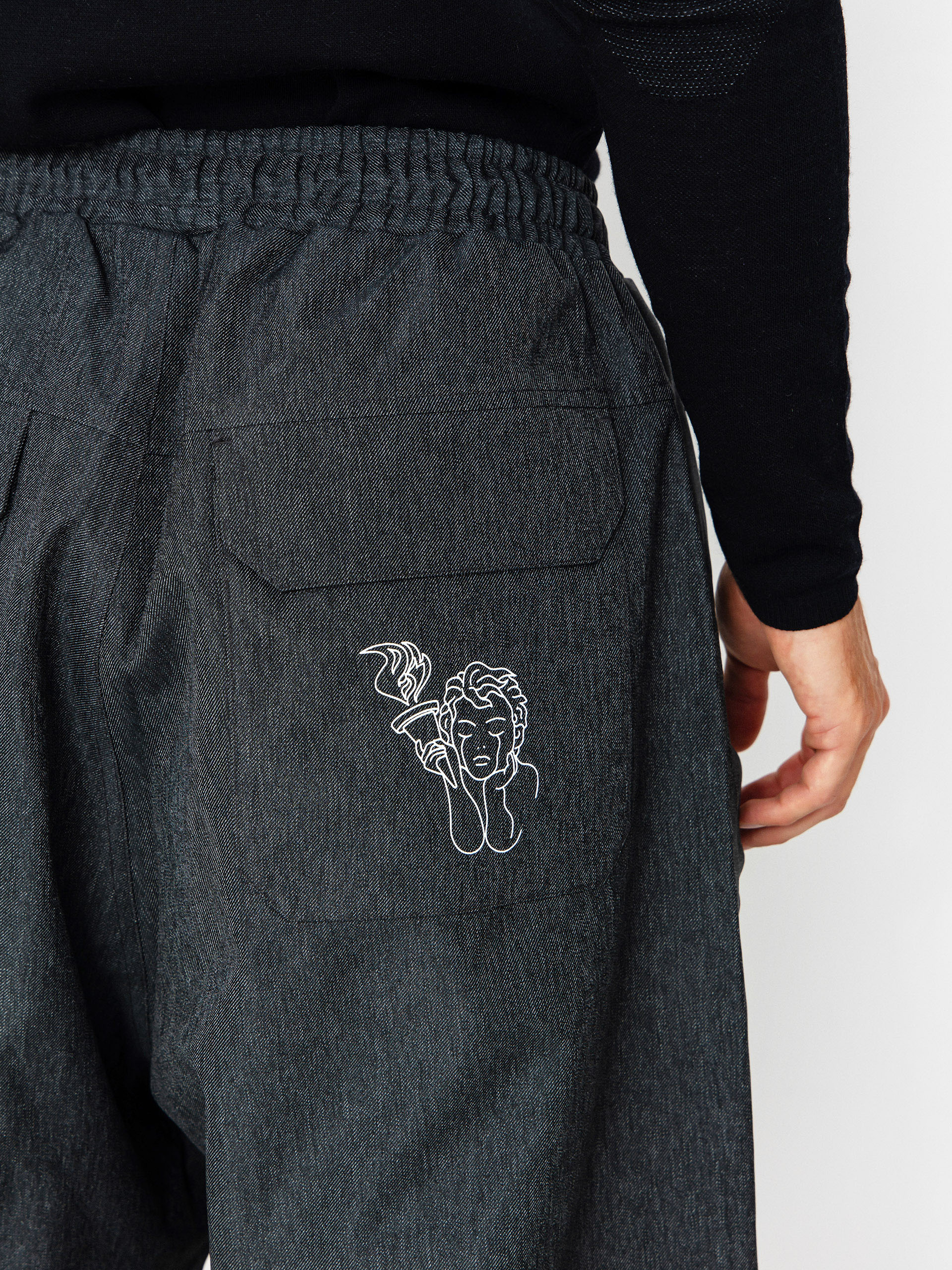 Męskie Spodnie snowboardowe Beyond Medals Park Denim (dark grey)