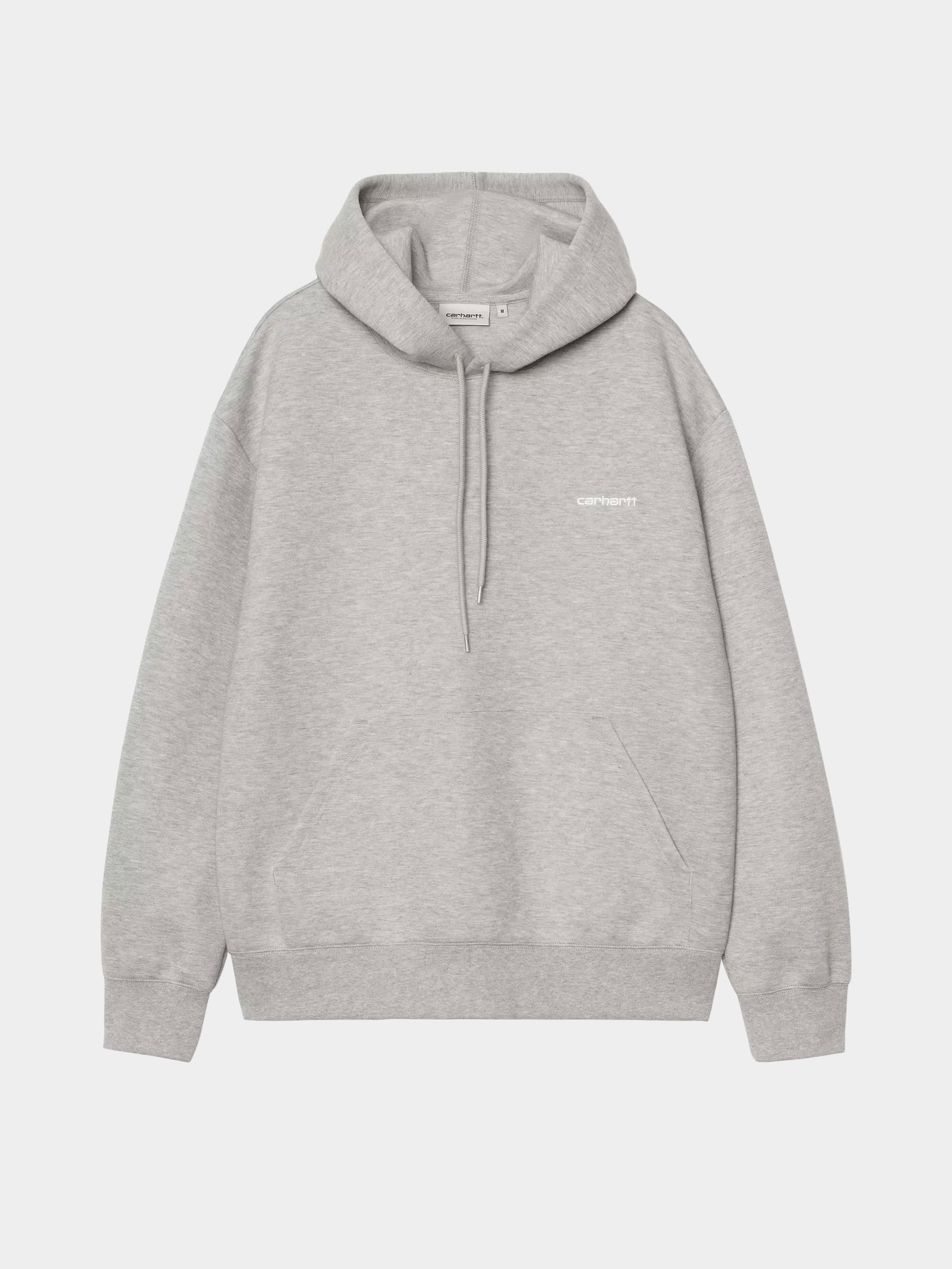 Bluza z kapturem Carhartt WIP Alda HD (grey heather/white)