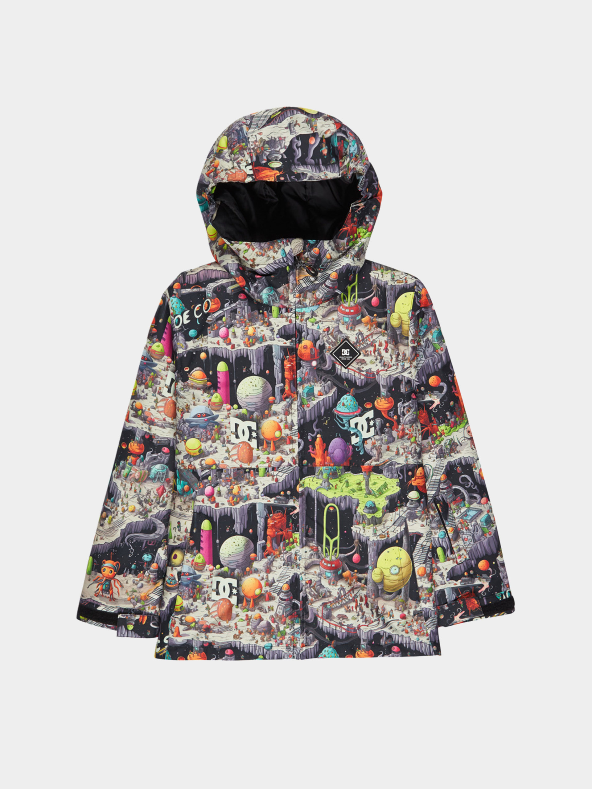 Kurtka snowboardowa DC Basis Print JR (outer world black)