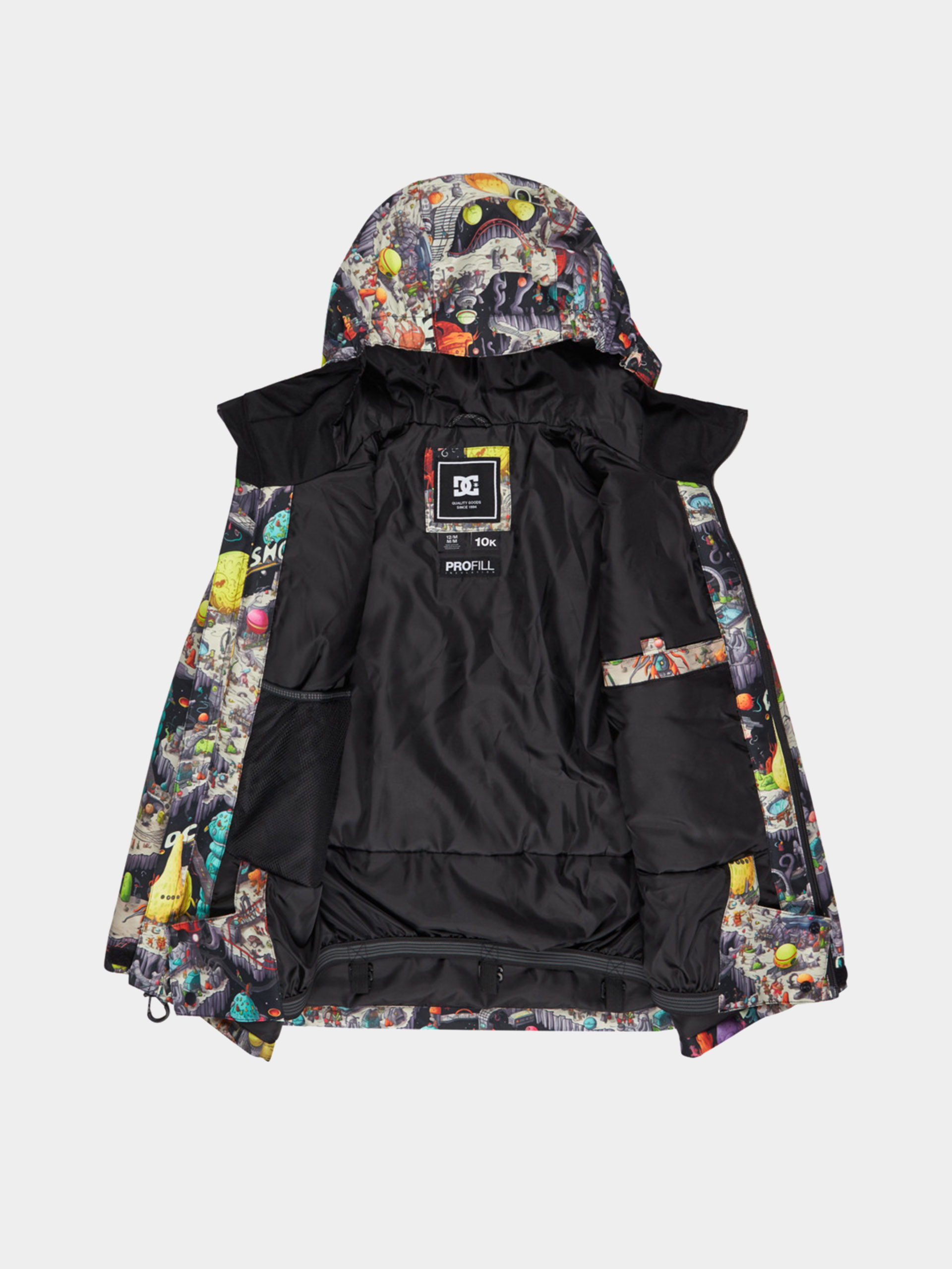 Kurtka snowboardowa DC Basis Print JR (outer world black)