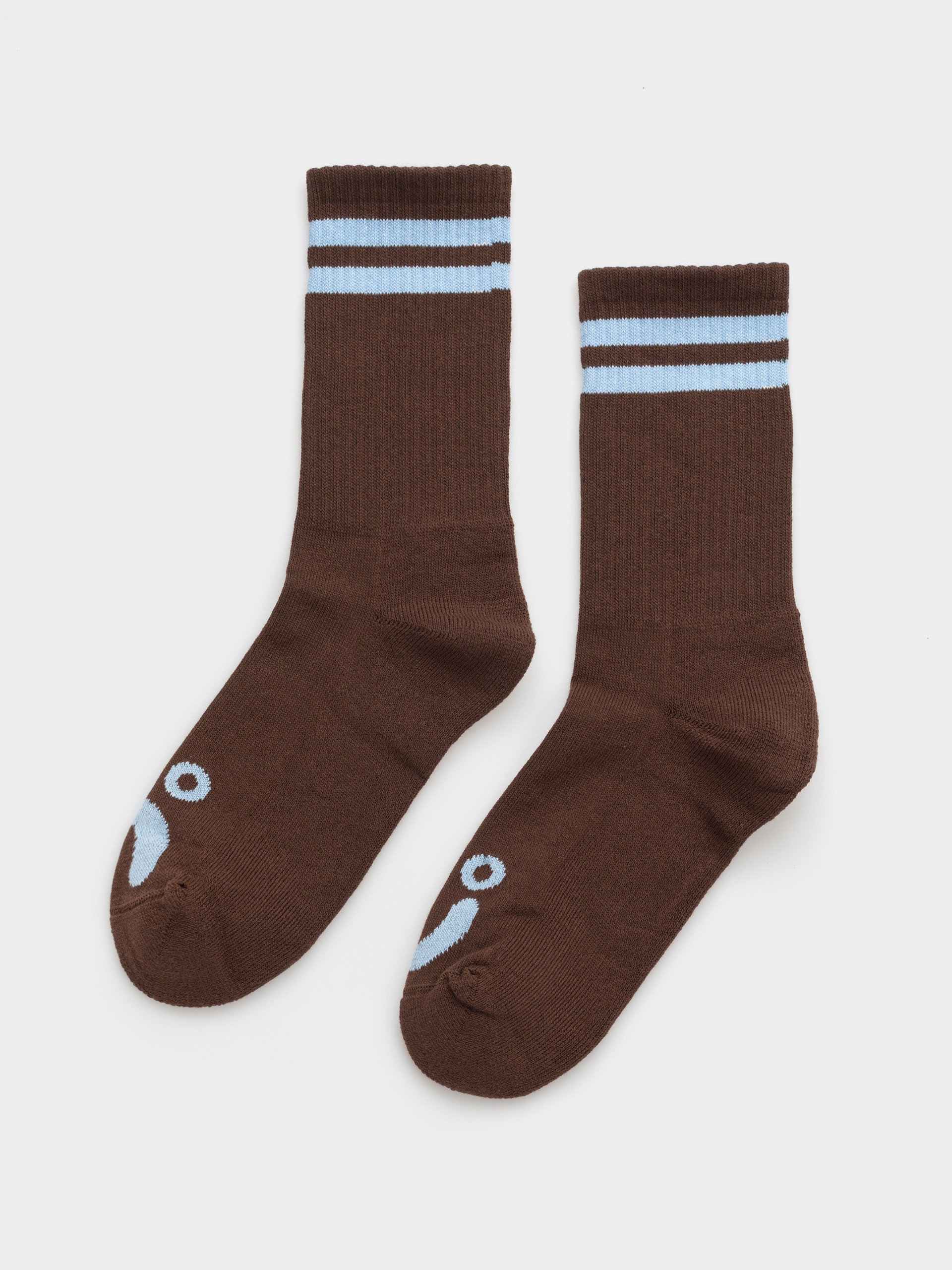 Skarpetki Polar Skate Rib Happy Sad (brown/blue)