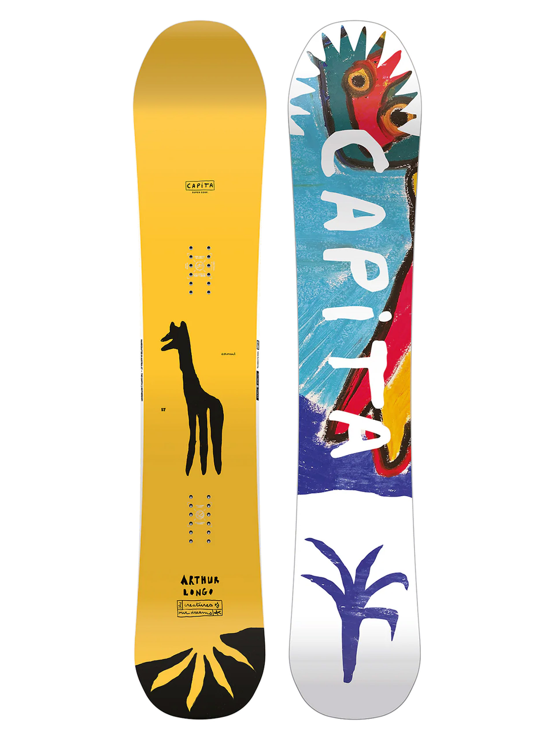 Męska Deska snowboardowa Capita Aeronaut (yellow)