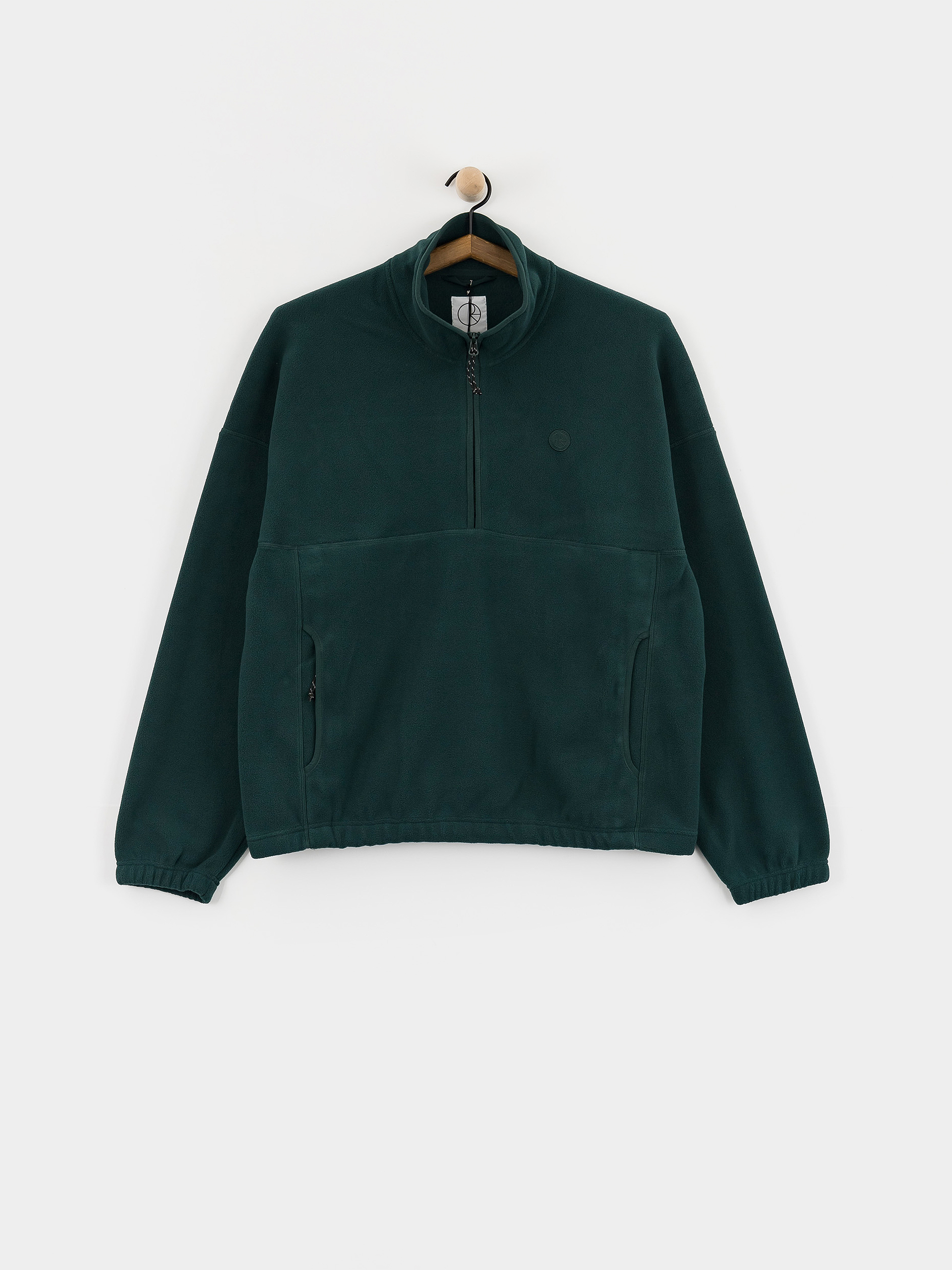 Kardigan Polar Skate Ivan Half Zip (dark emerald)