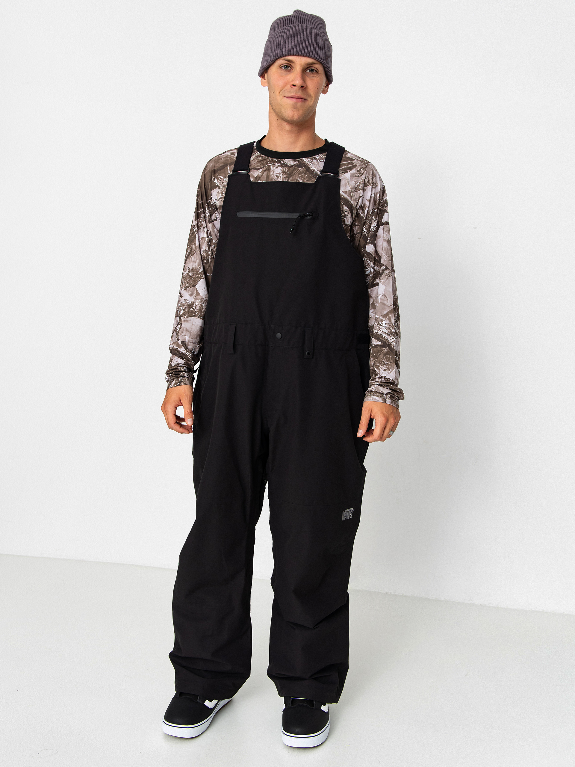 Spodnie snowboardowe Vans Deep Daze 3L Bib (black)