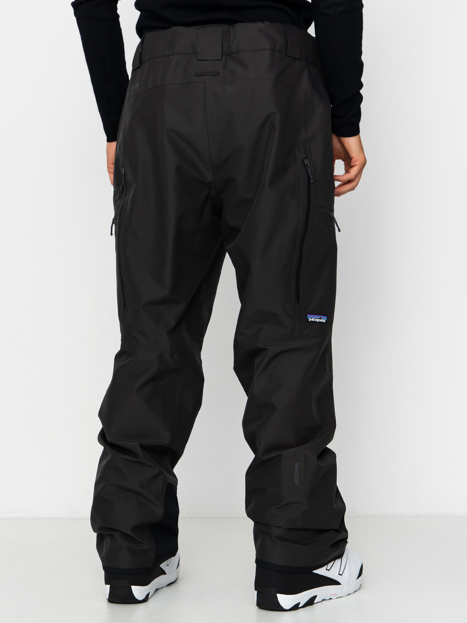 Męskie Spodnie snowboardowe Patagonia Powder Town Reg (black)