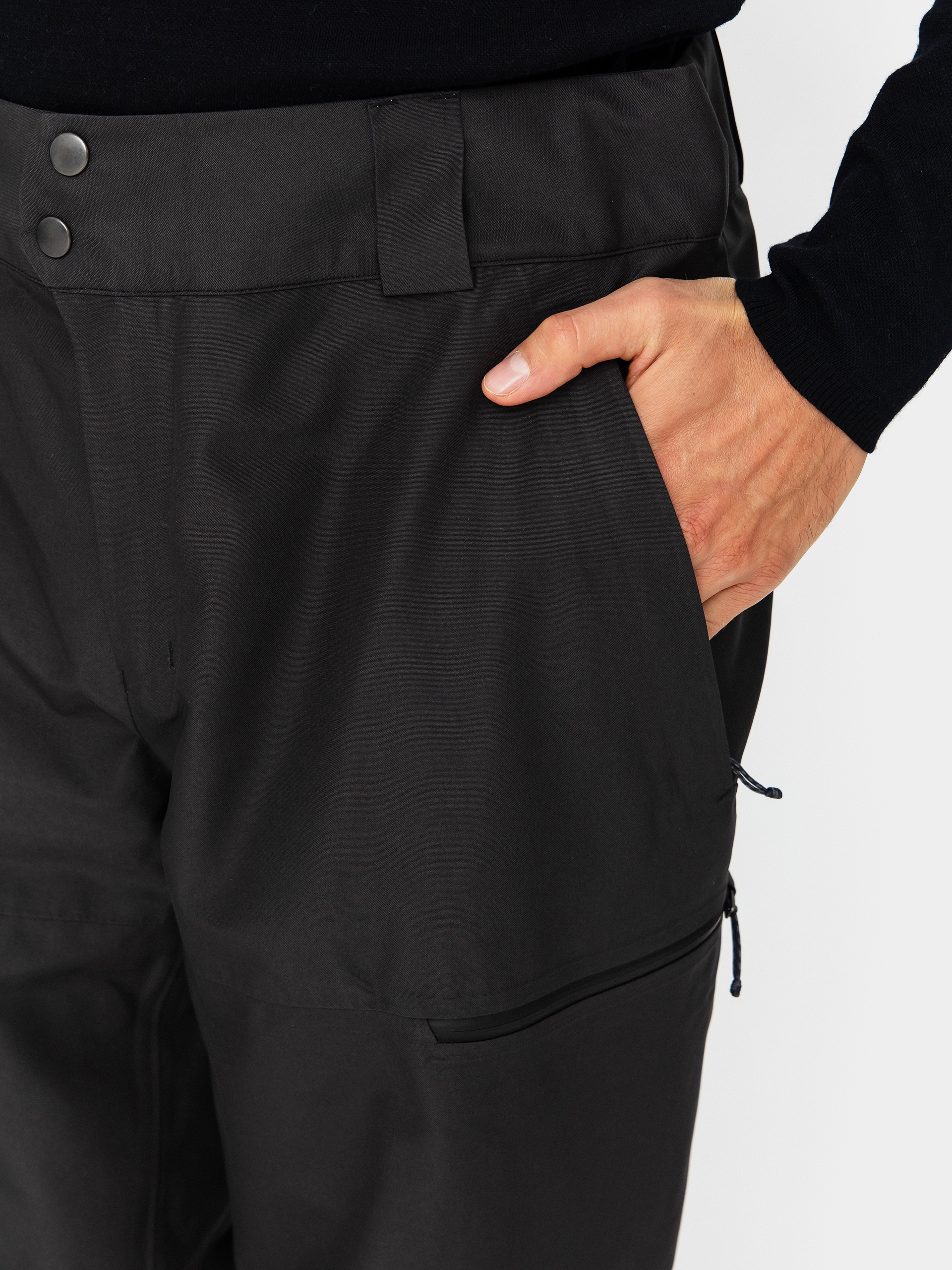 Męskie Spodnie snowboardowe Patagonia Powder Town Reg (black)