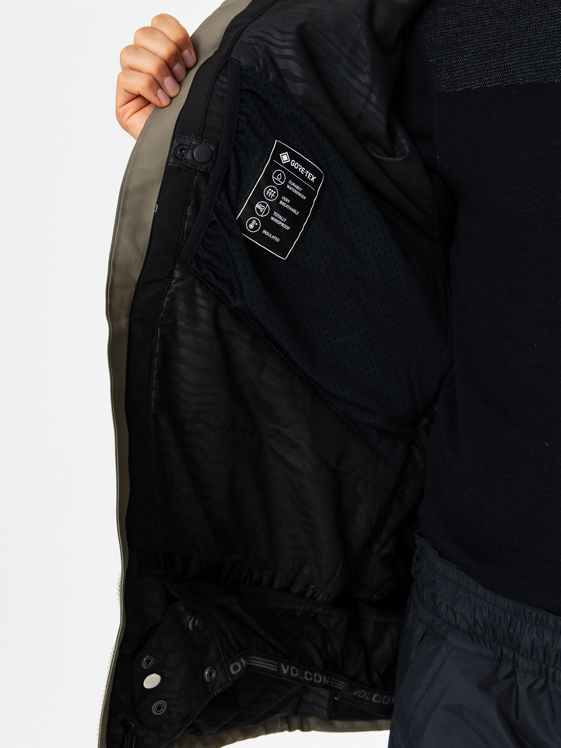 Męska Kurtka snowboardowa Volcom L Ins Gore Tex (moss green)