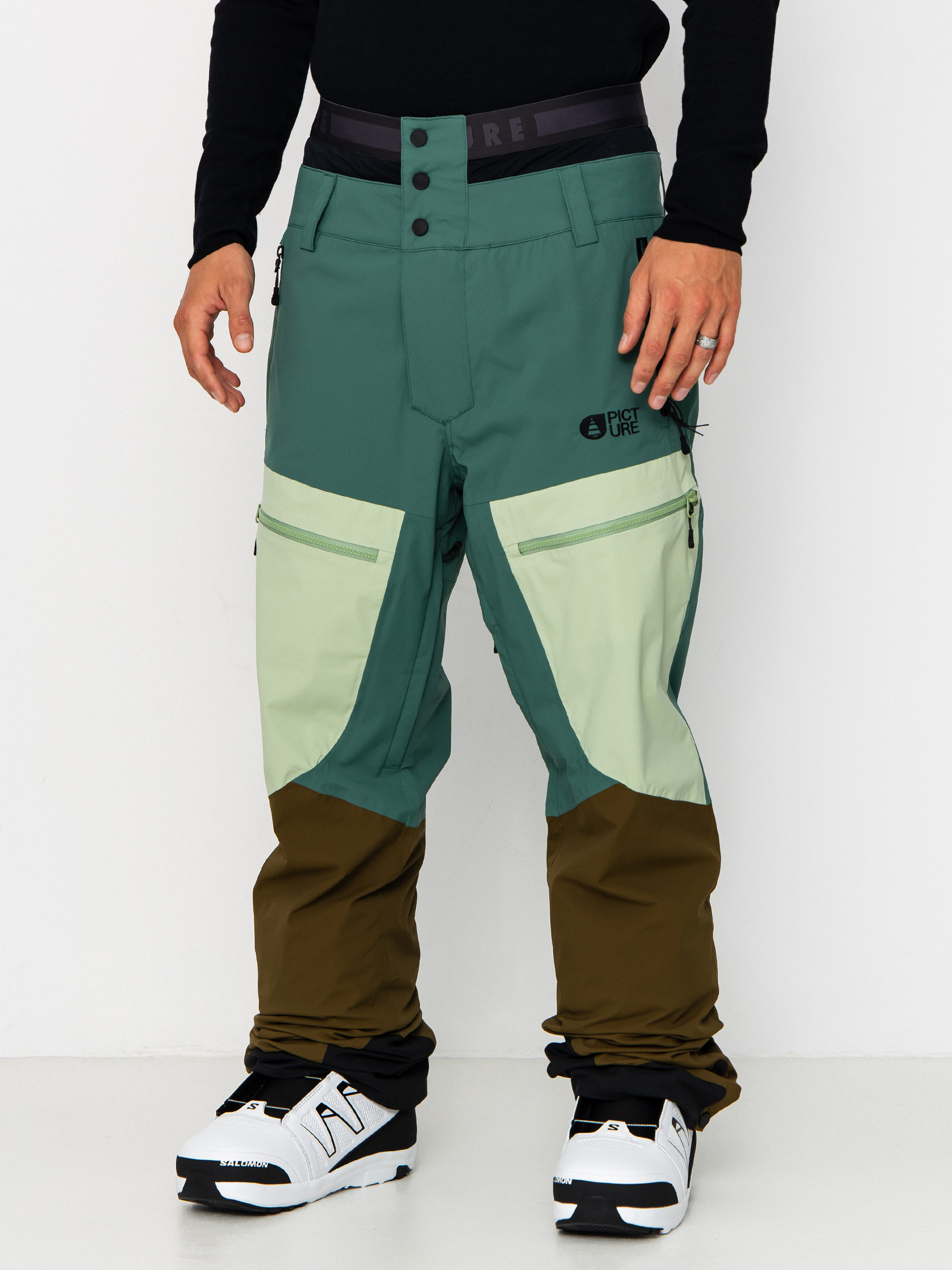 Męskie Spodnie snowboardowe Picture Naikoon (smoke pine)