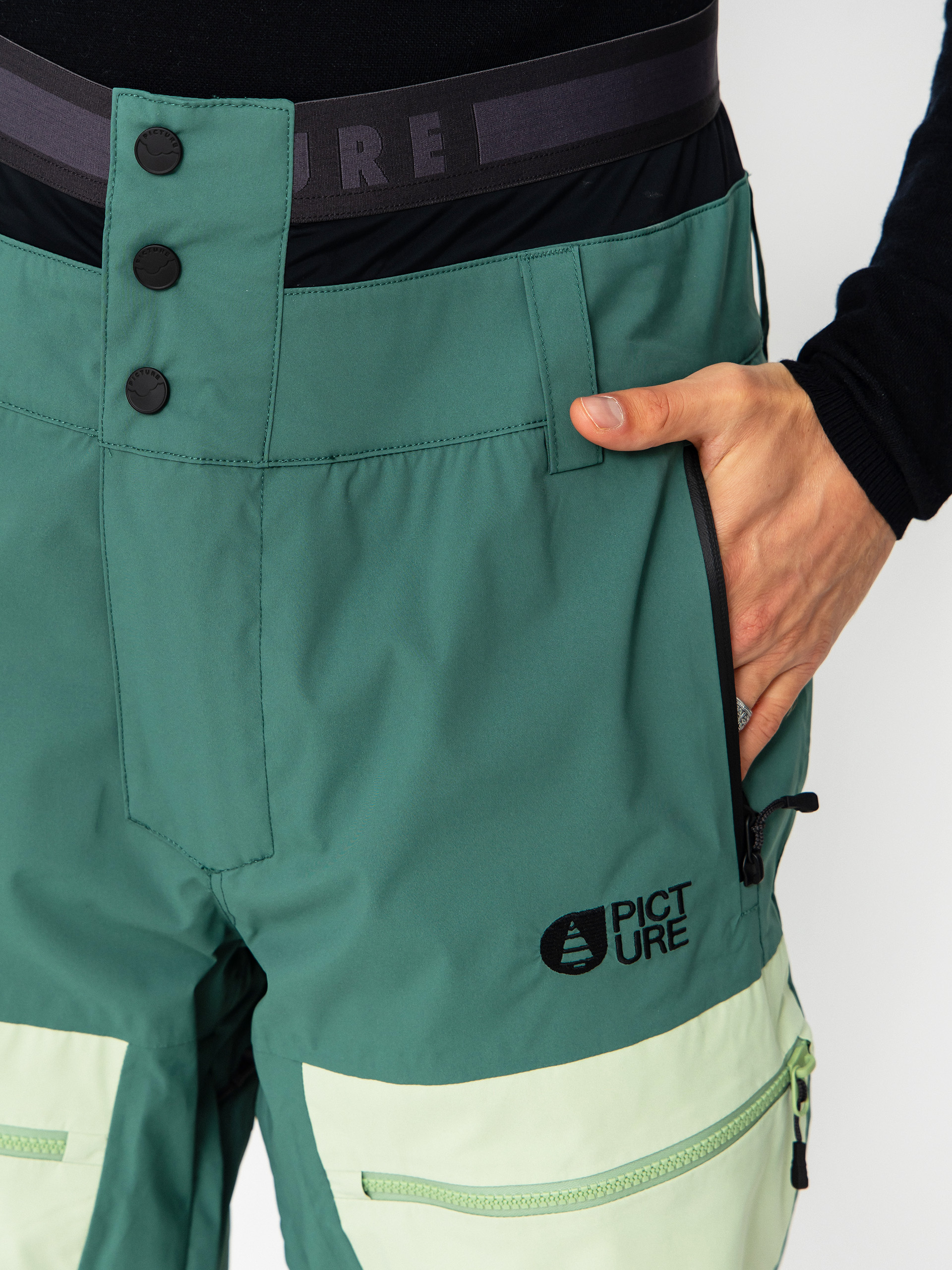 Męskie Spodnie snowboardowe Picture Naikoon (smoke pine)