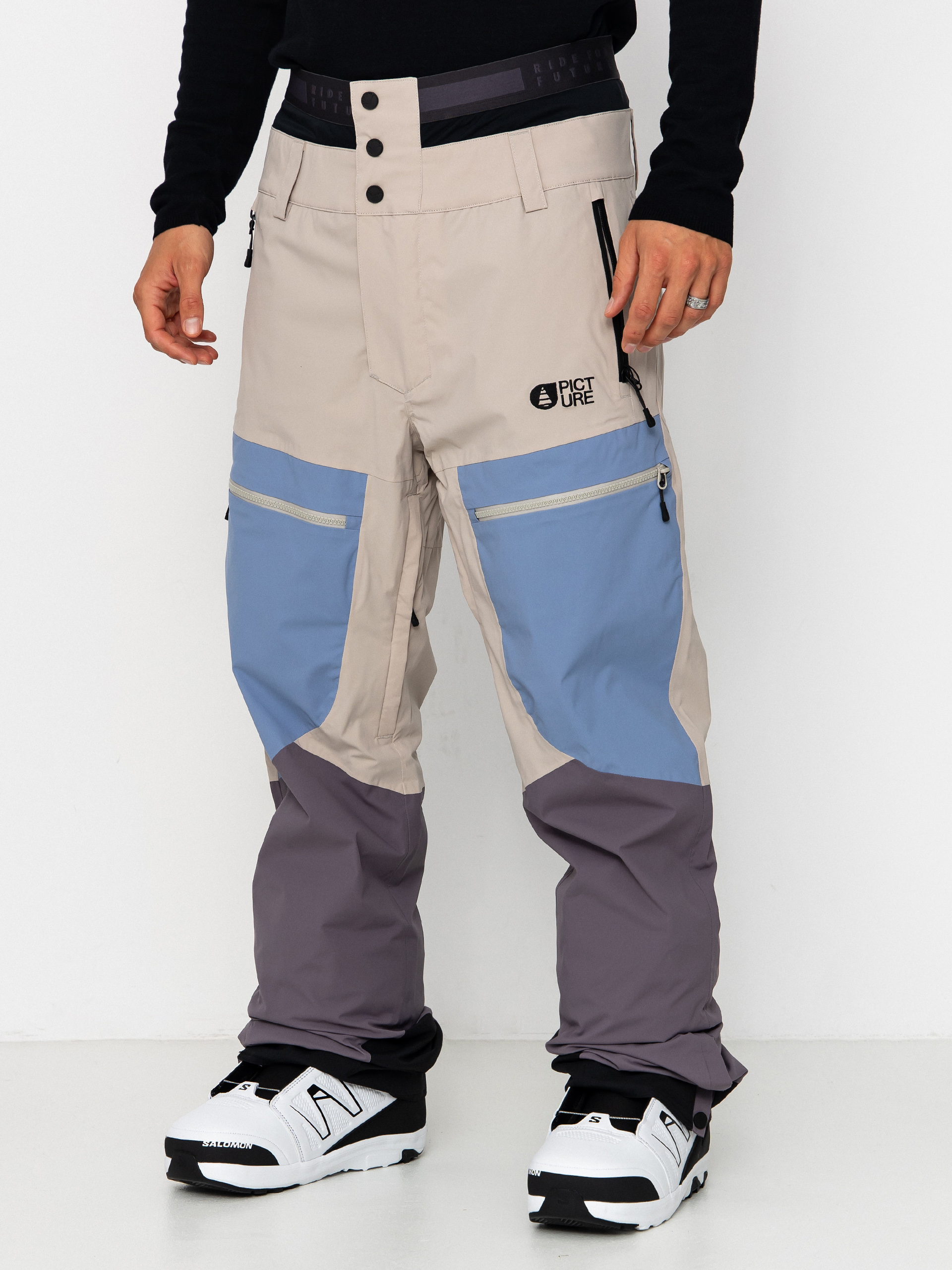 Męskie Spodnie snowboardowe Picture Naikoon (pure cashmere)