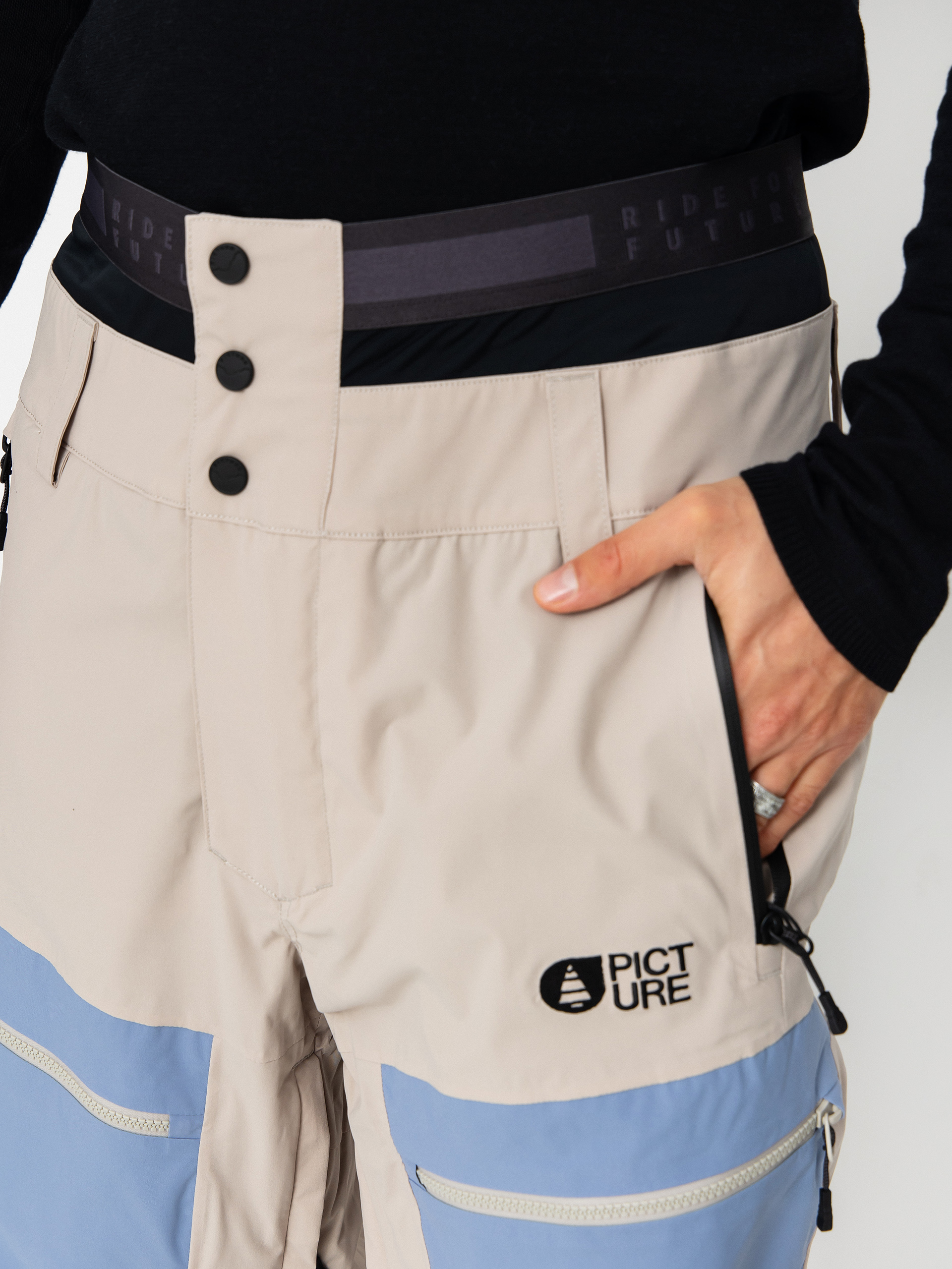 Męskie Spodnie snowboardowe Picture Naikoon (pure cashmere)