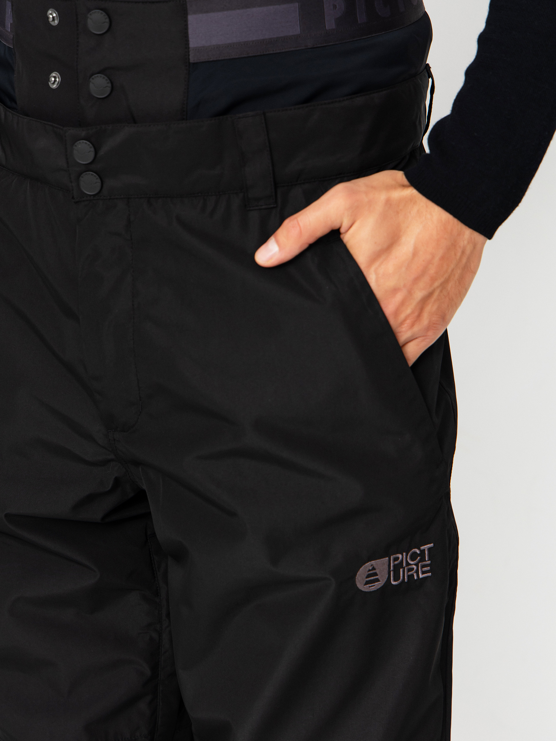 Męskie Spodnie snowboardowe Picture Akna (black)