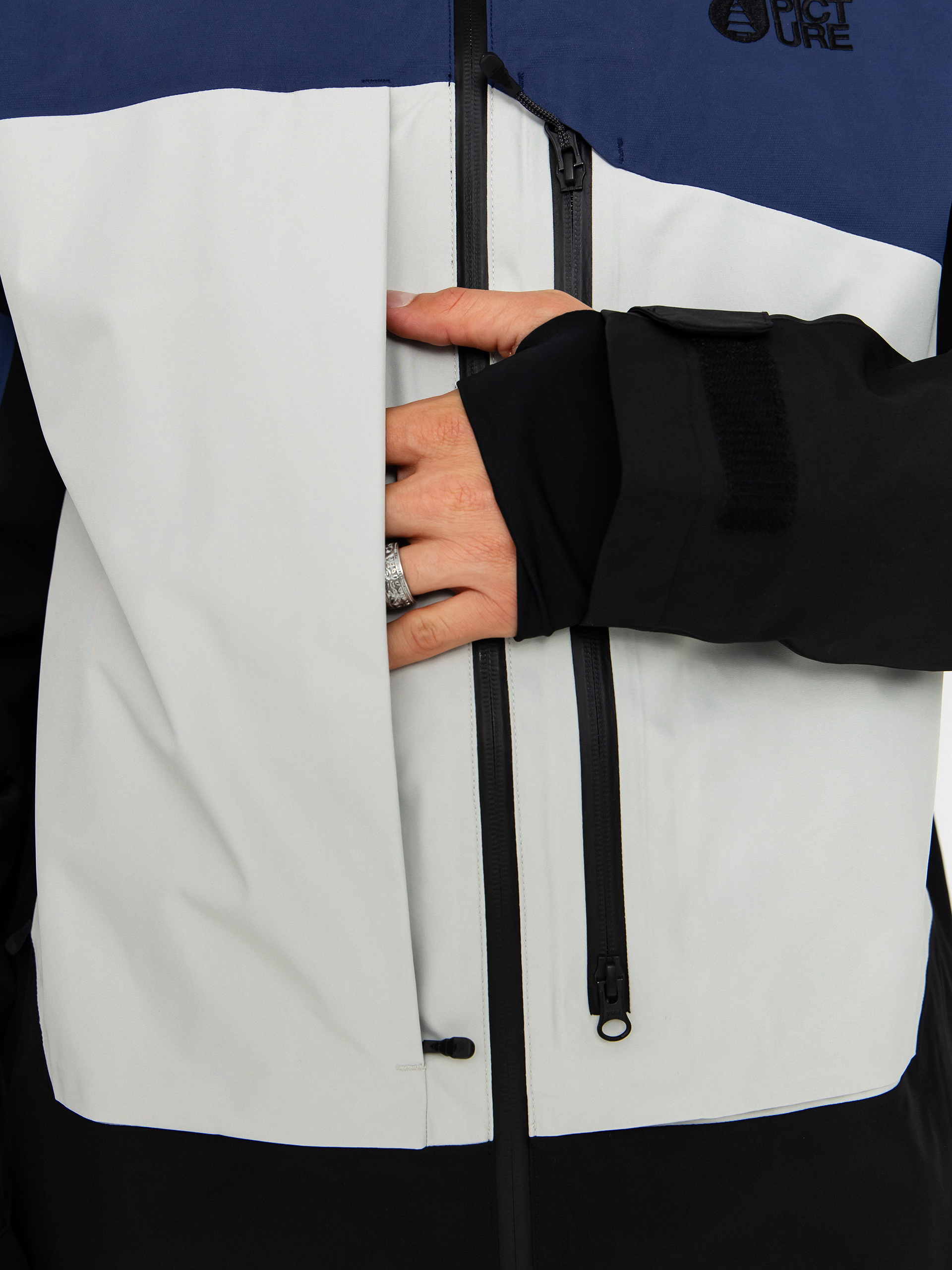 Męska Kurtka snowboardowa Picture Lassen Gore Tex 2L (vapor grey)