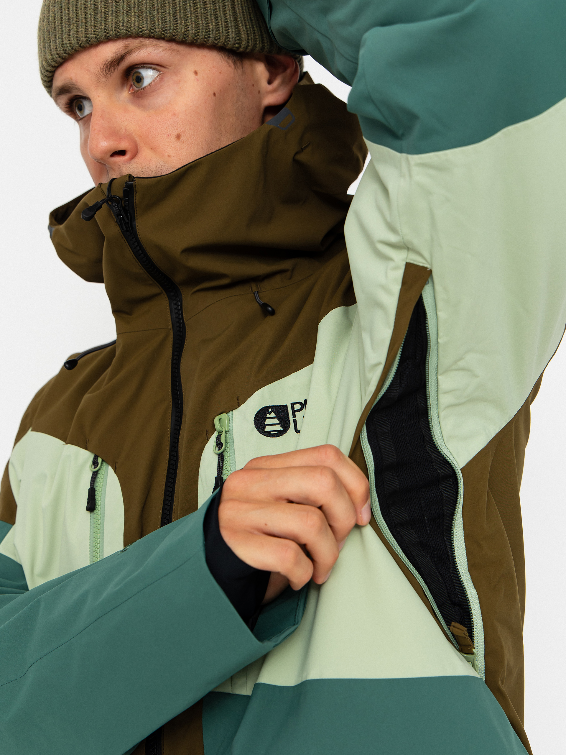 Męska Kurtka snowboardowa Picture Naikoon (reseda)