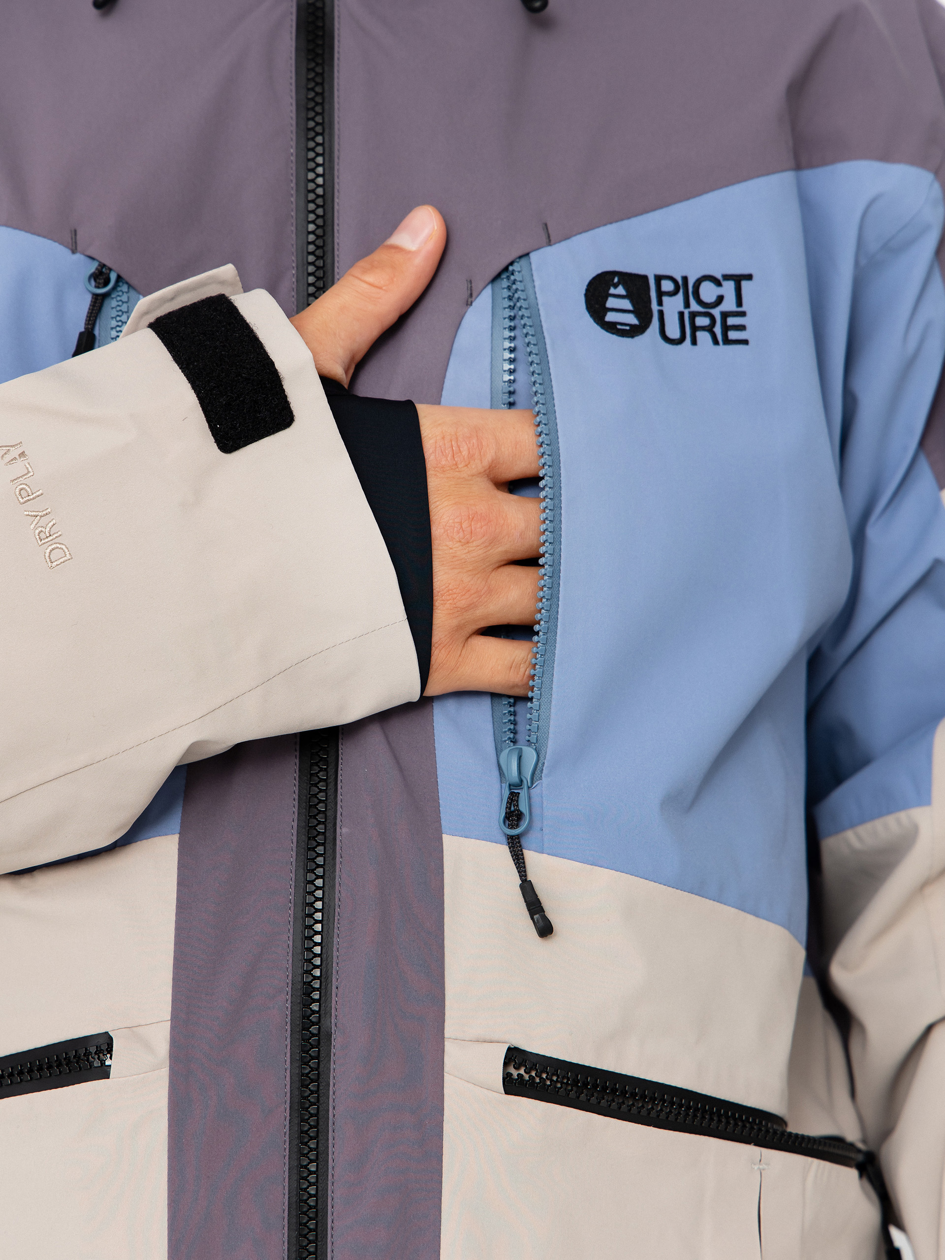 Męska Kurtka snowboardowa Picture Naikoon (stonewash)