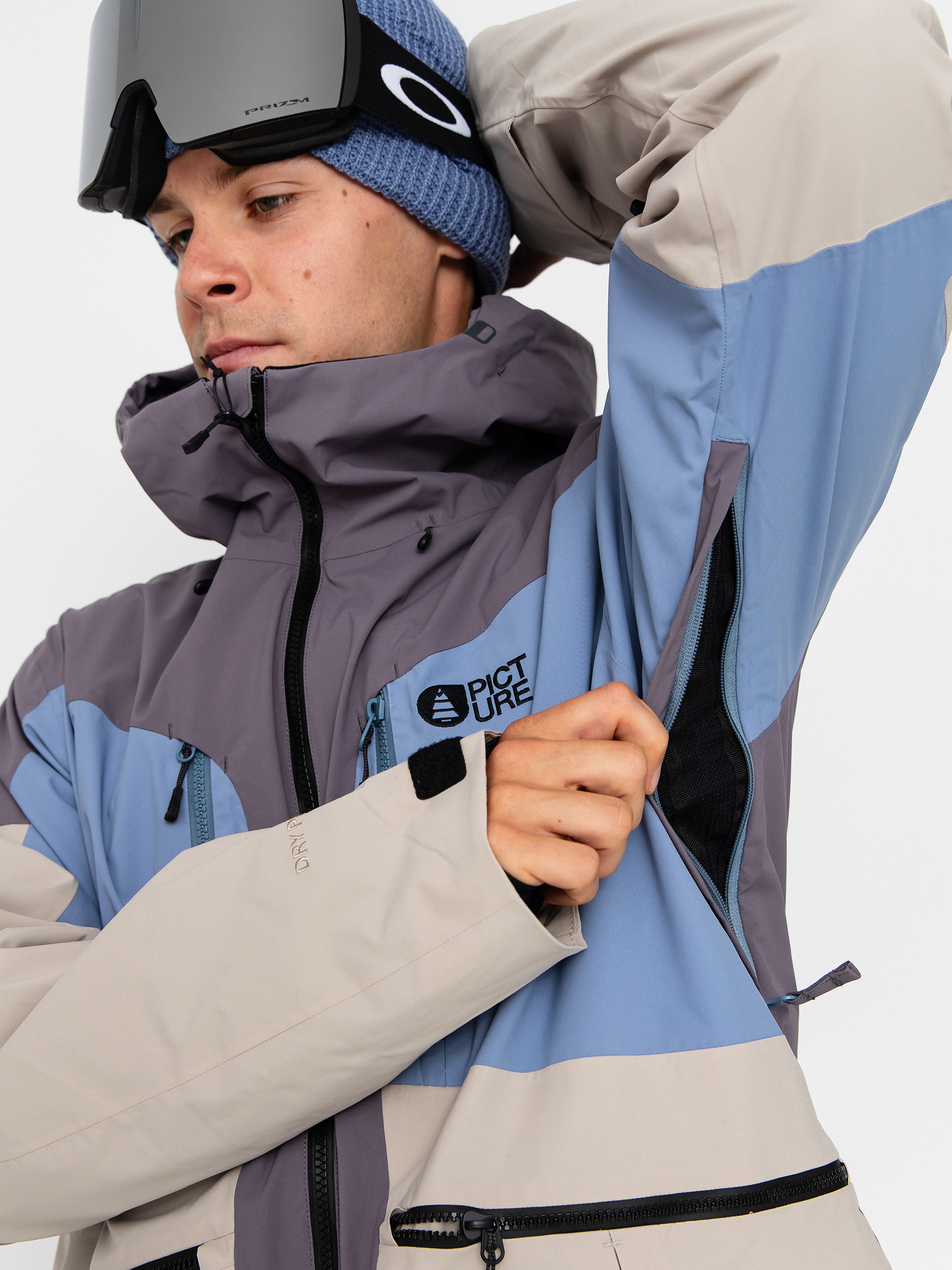 Męska Kurtka snowboardowa Picture Naikoon (stonewash)